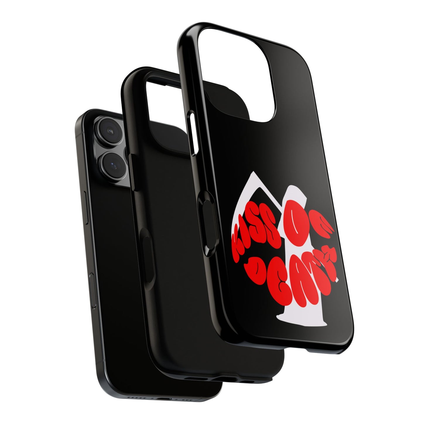 kiss Of Death Phone Case , cool phone case, cool design phone case, iPhone phone case, Samsung phone case, google phone case, black case