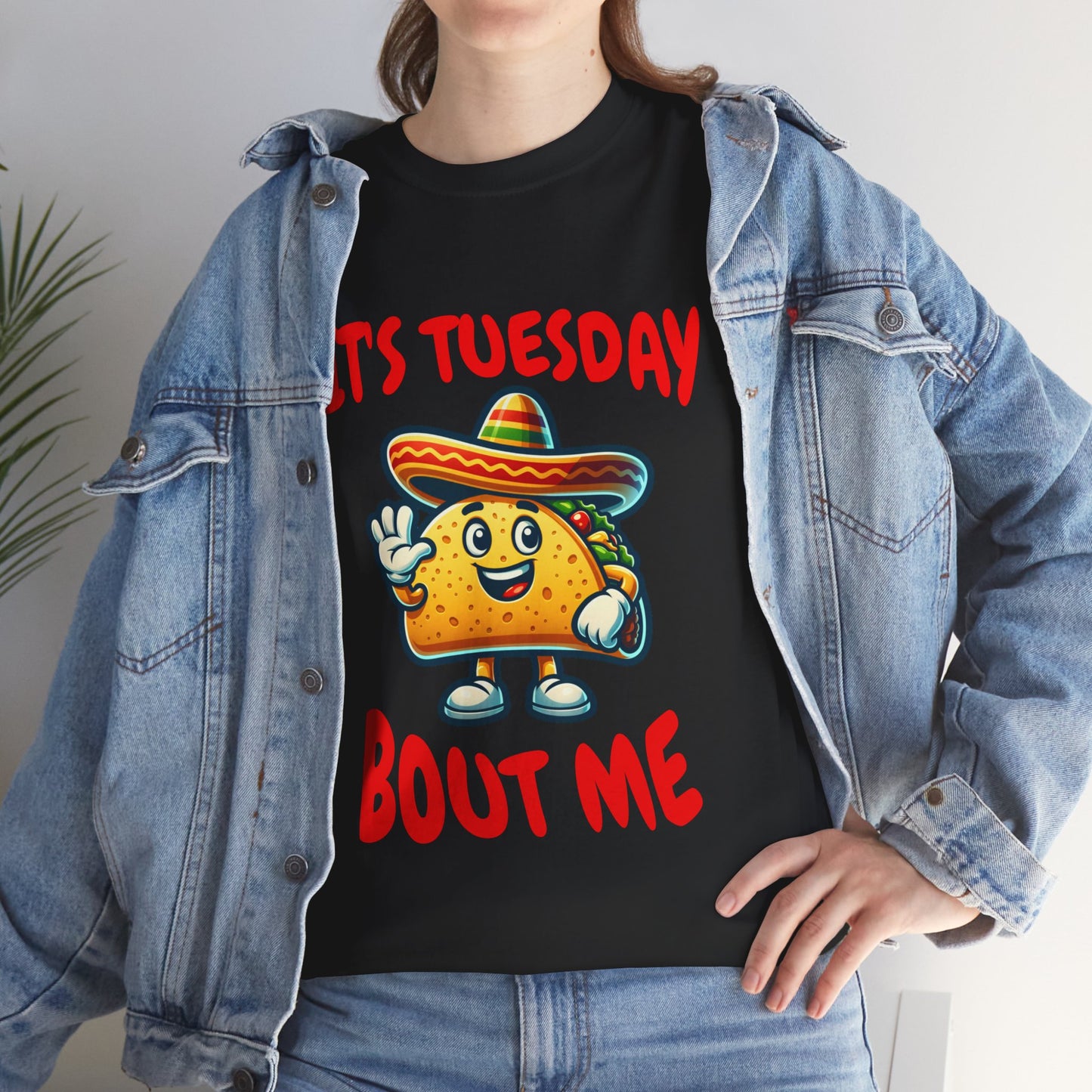 Taco Tuesday Shirt - Fun Unisex Heavy Cotton T-Shirt for Taco Lovers, Casual Wear, Gifts, Foodie Apparel, Party Top, Unique Graphic Tee
