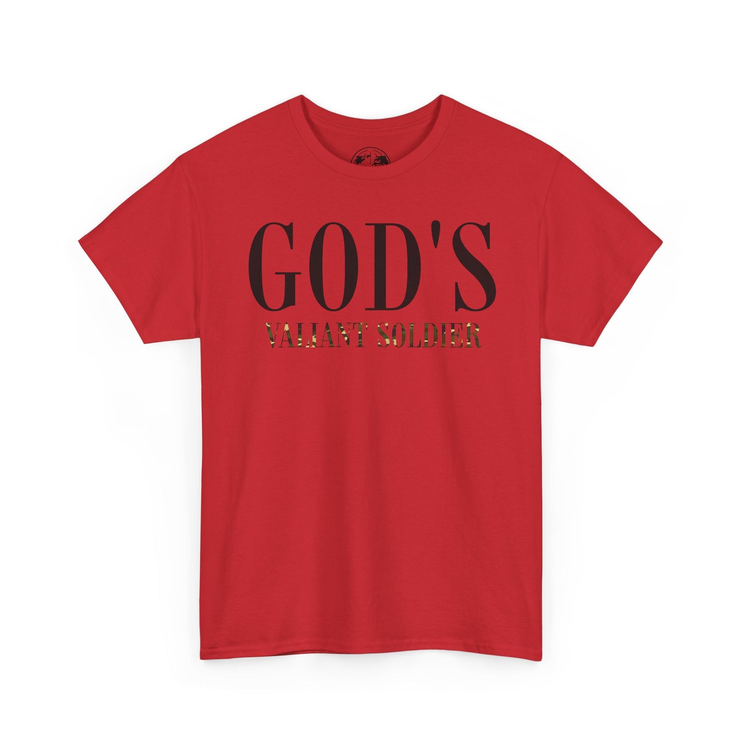 God's Valiant Soldier T-Shirt — Christian Faith Inspirational Tee
