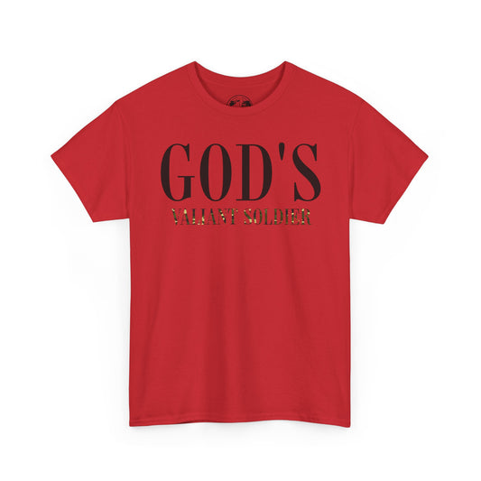 God's Valiant Soldier T-Shirt — Christian Faith Inspirational Tee