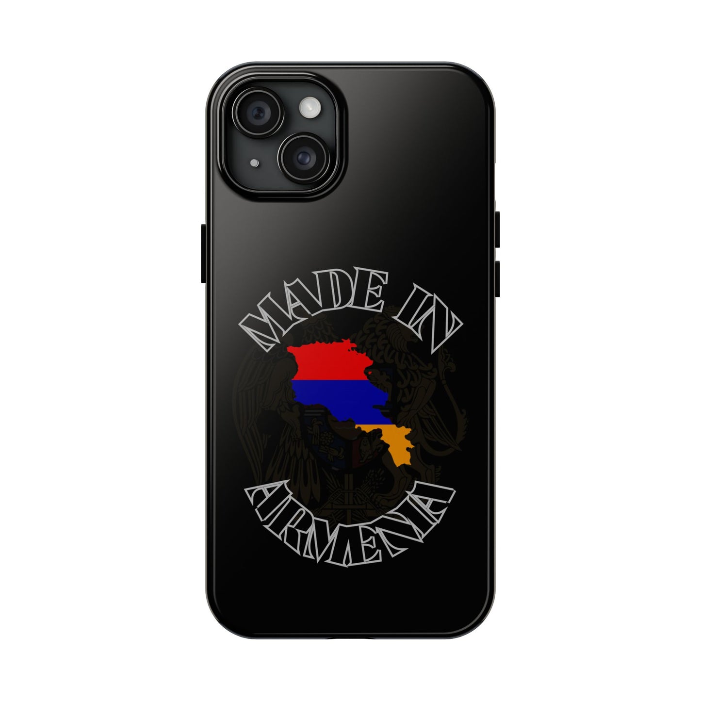 Made in Armenia iPhone Phone Case | Armenian Flag Map, Patriotic Armenia Phone Case iphone compatible