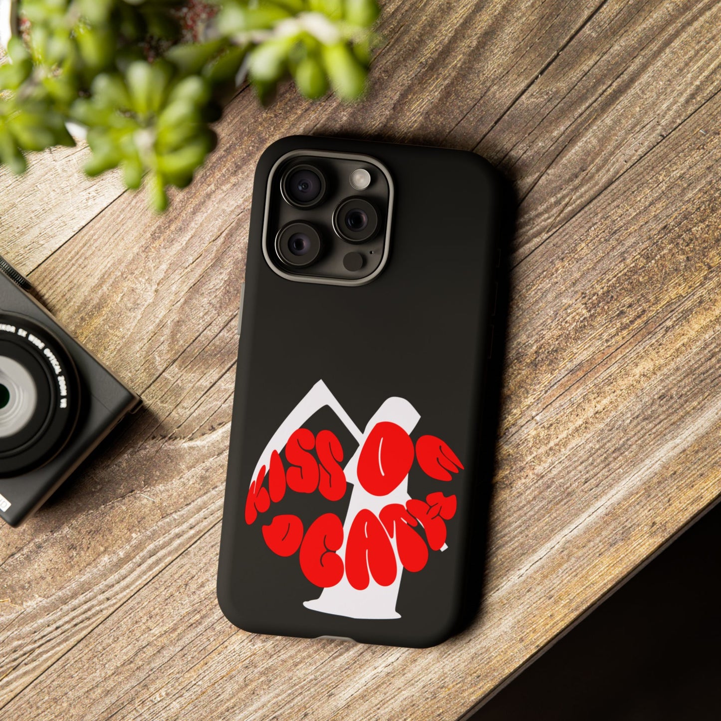 kiss Of Death Phone Case , cool phone case, cool design phone case, iPhone phone case, Samsung phone case, google phone case, black case