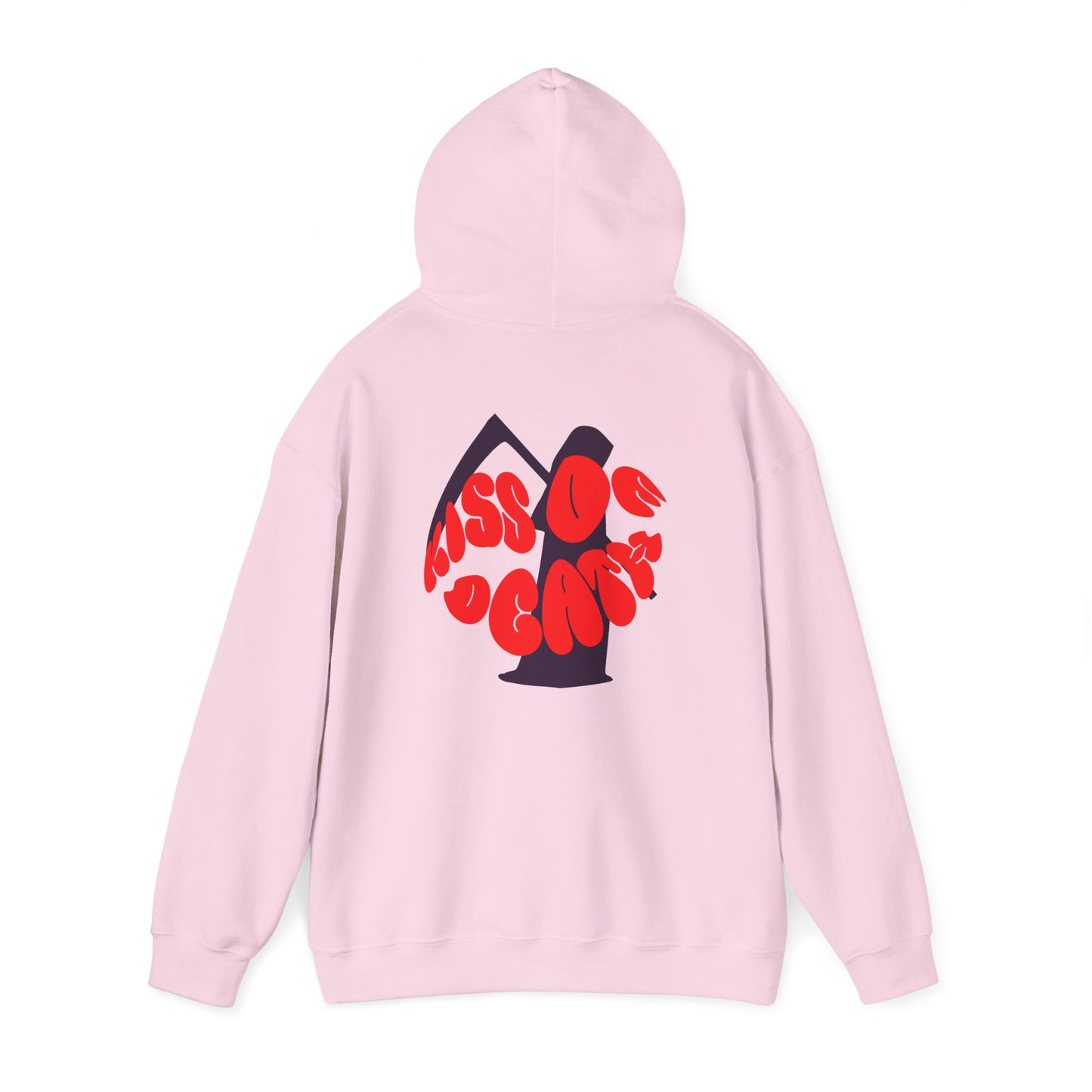 Kiss Of Death Hoodie, Kangaroo pouch pocket, Cool design hoodie, comfy hoodie