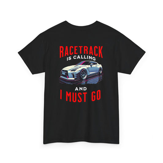 Nissan GTR race track shirt Unisex Heavy Cotton Tee, Car Enthusiast Shirt, Racing T-Shirt, Gift for Car Lovers, Motorsport Apparel