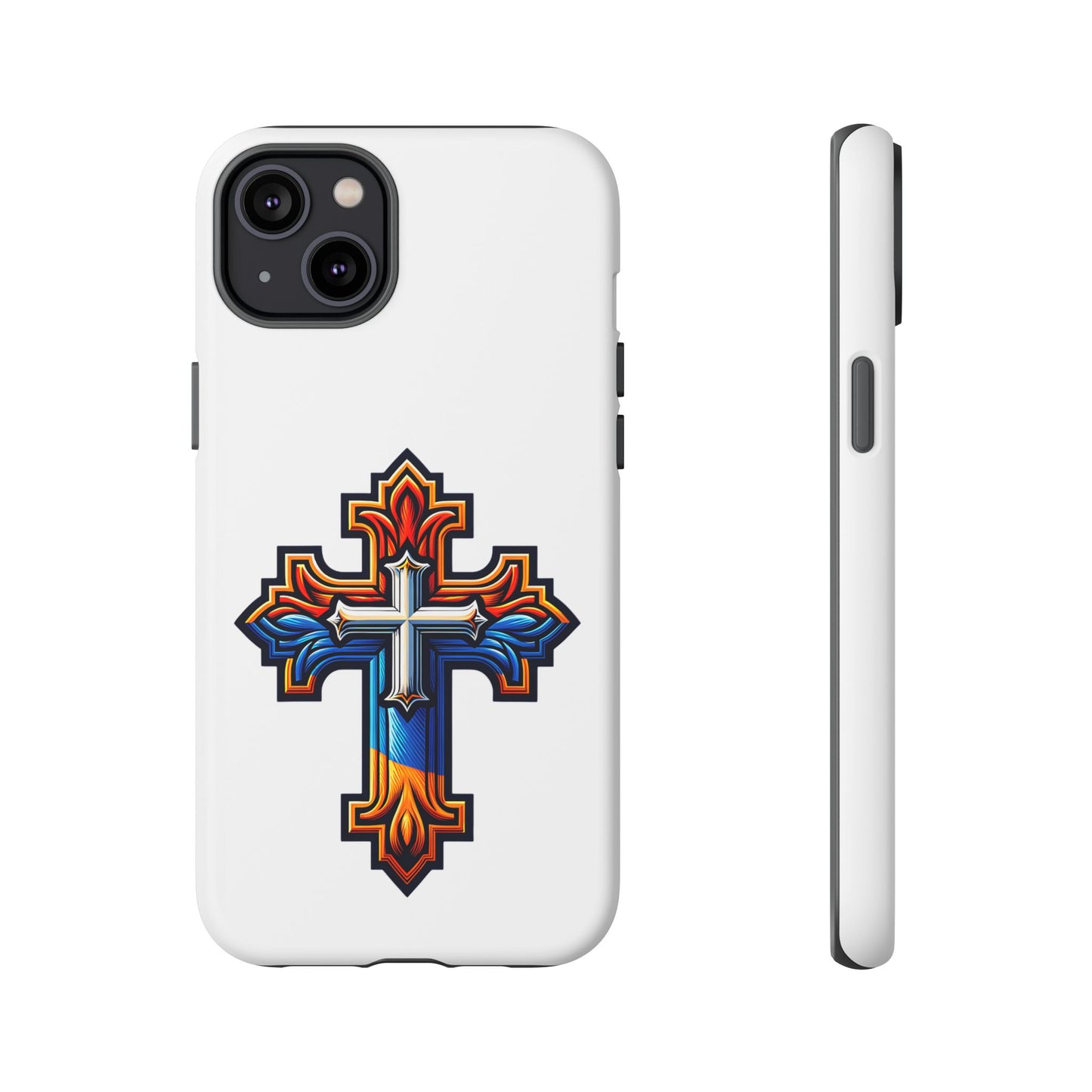 Armenian cross flag phone case iPhone Samsung Google, Christian phone case, white phone case