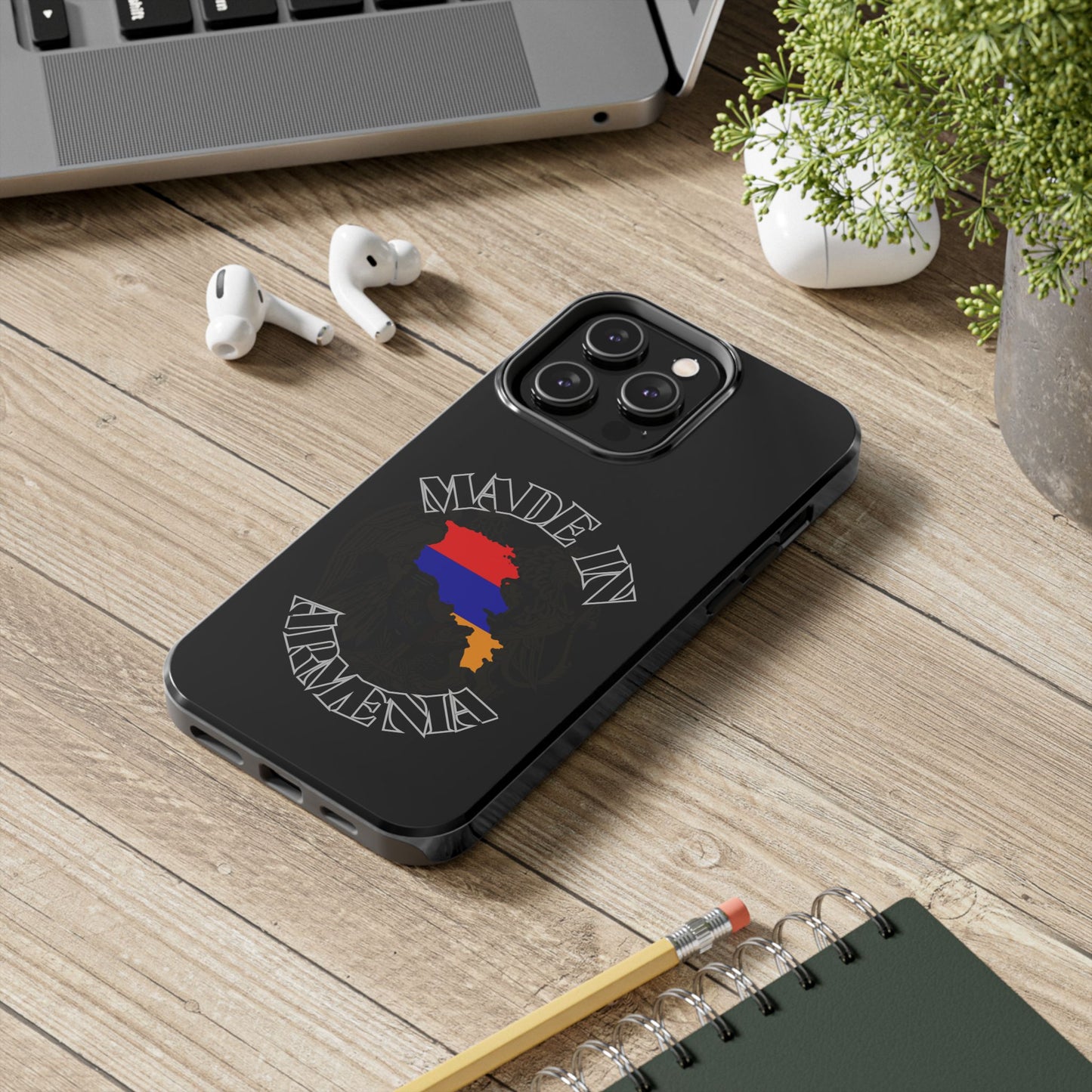 Made in Armenia iPhone Phone Case | Armenian Flag Map, Patriotic Armenia Phone Case iphone compatible