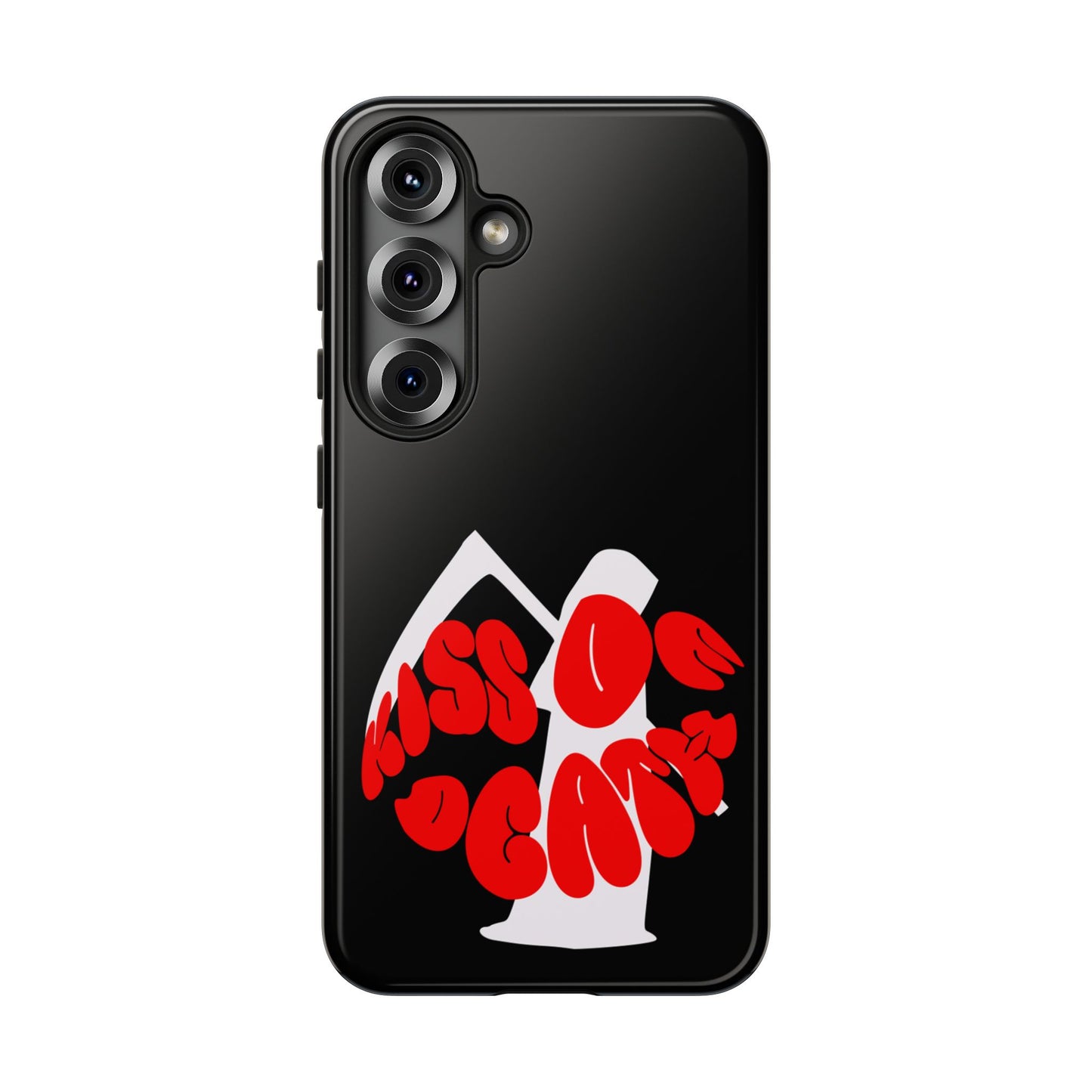 kiss Of Death Phone Case , cool phone case, cool design phone case, iPhone phone case, Samsung phone case, google phone case, black case