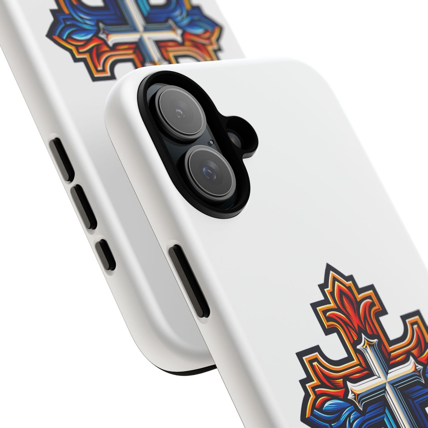 Armenian cross flag phone case iPhone Samsung Google, Christian phone case, white phone case