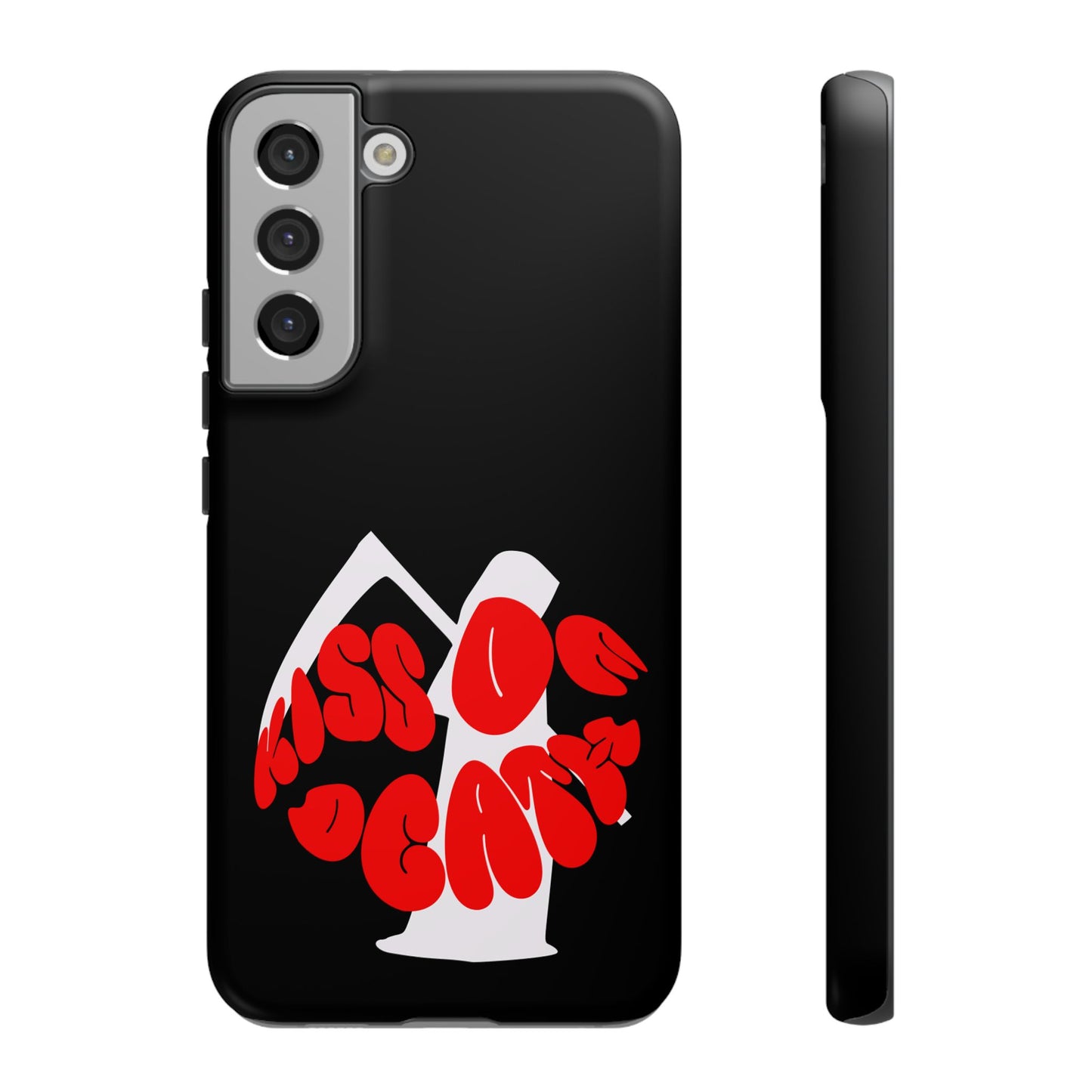 kiss Of Death Phone Case , cool phone case, cool design phone case, iPhone phone case, Samsung phone case, google phone case, black case