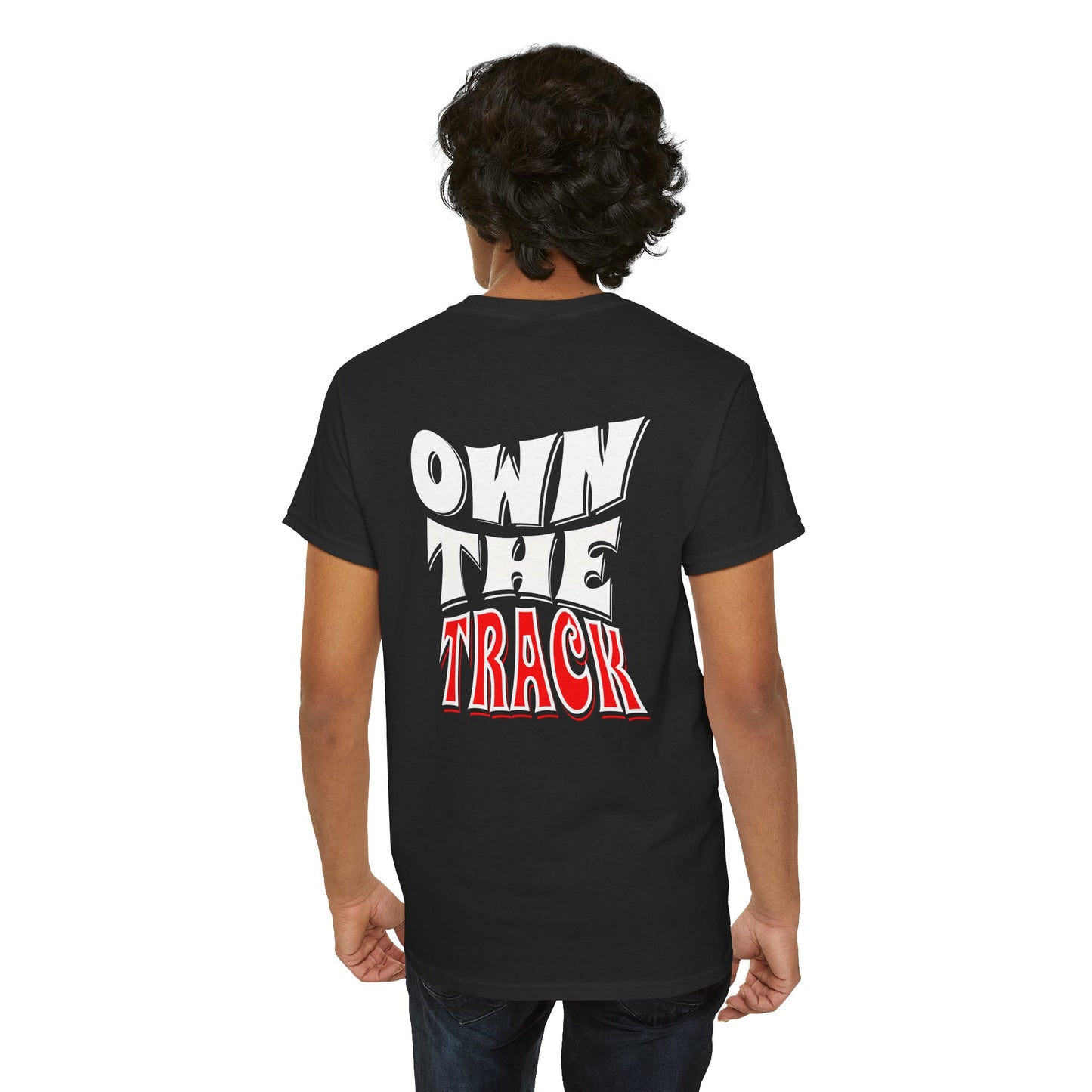 Own the Track Graphic Shirt, Motivational Tee, racing shirt, Gift for Athletes, running shirt, racetrack shirt