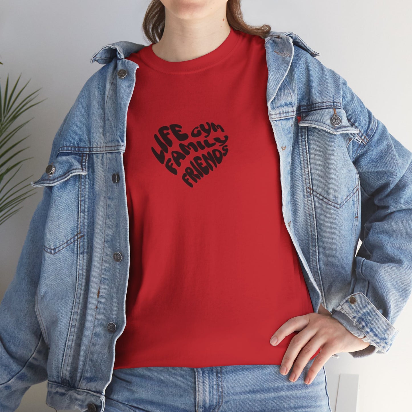 Life family friends gym shirt gym shirt fitness enthusiast shirt gym rat shirt