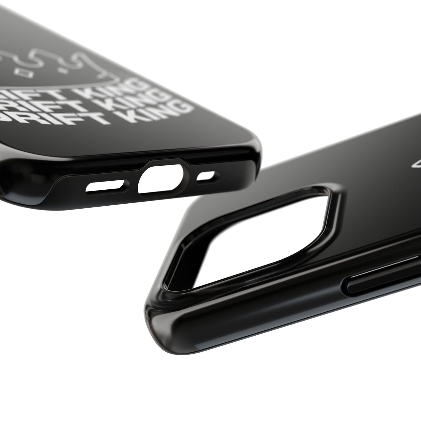 Drift King crown iPhone phone case | Tough Phone Case, racing typography iphone compatible