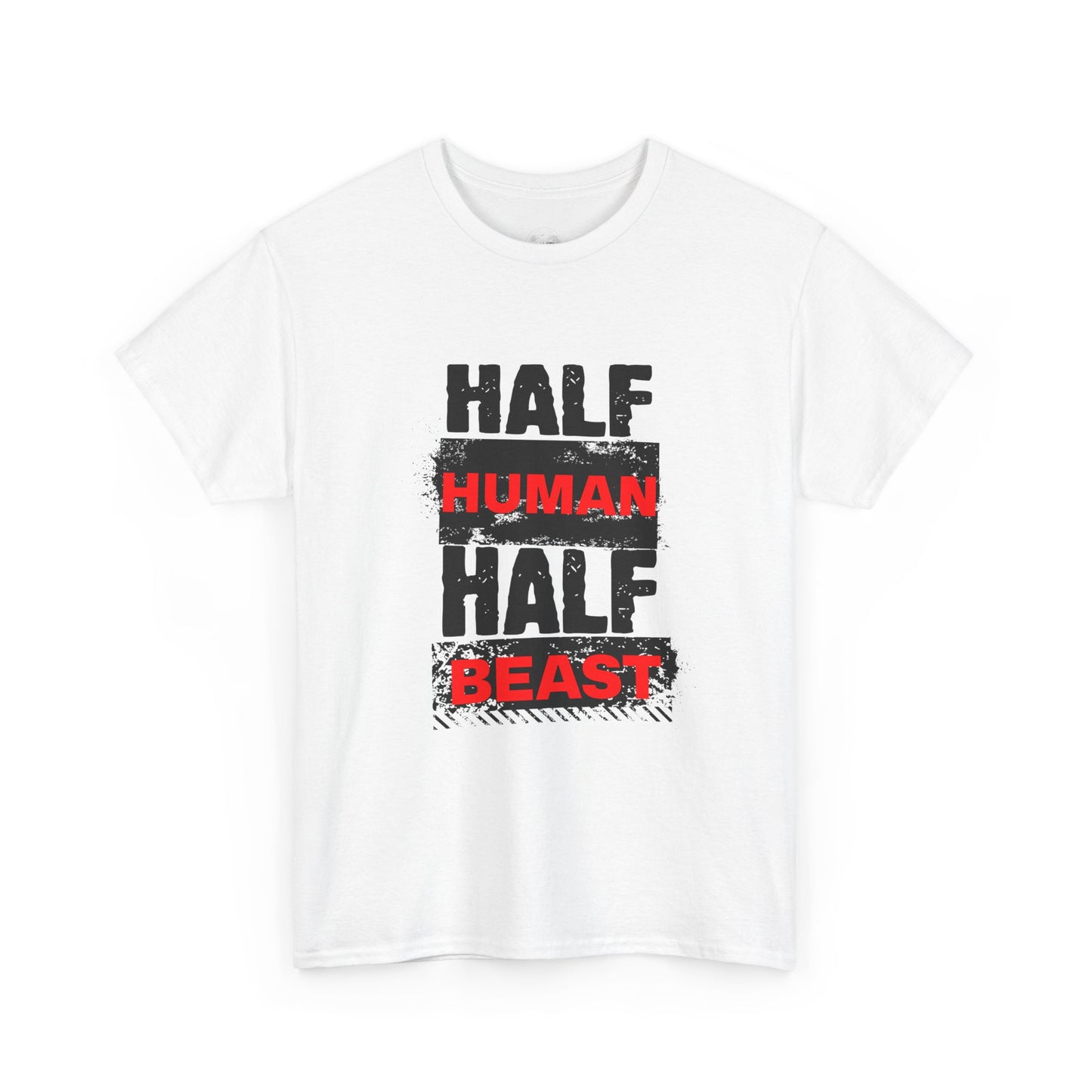 Half Human Half Beast shirt, Unisex Graphic T-Shirt, gym shirt, Unique Gift, fitness apperal, Statement Apparel