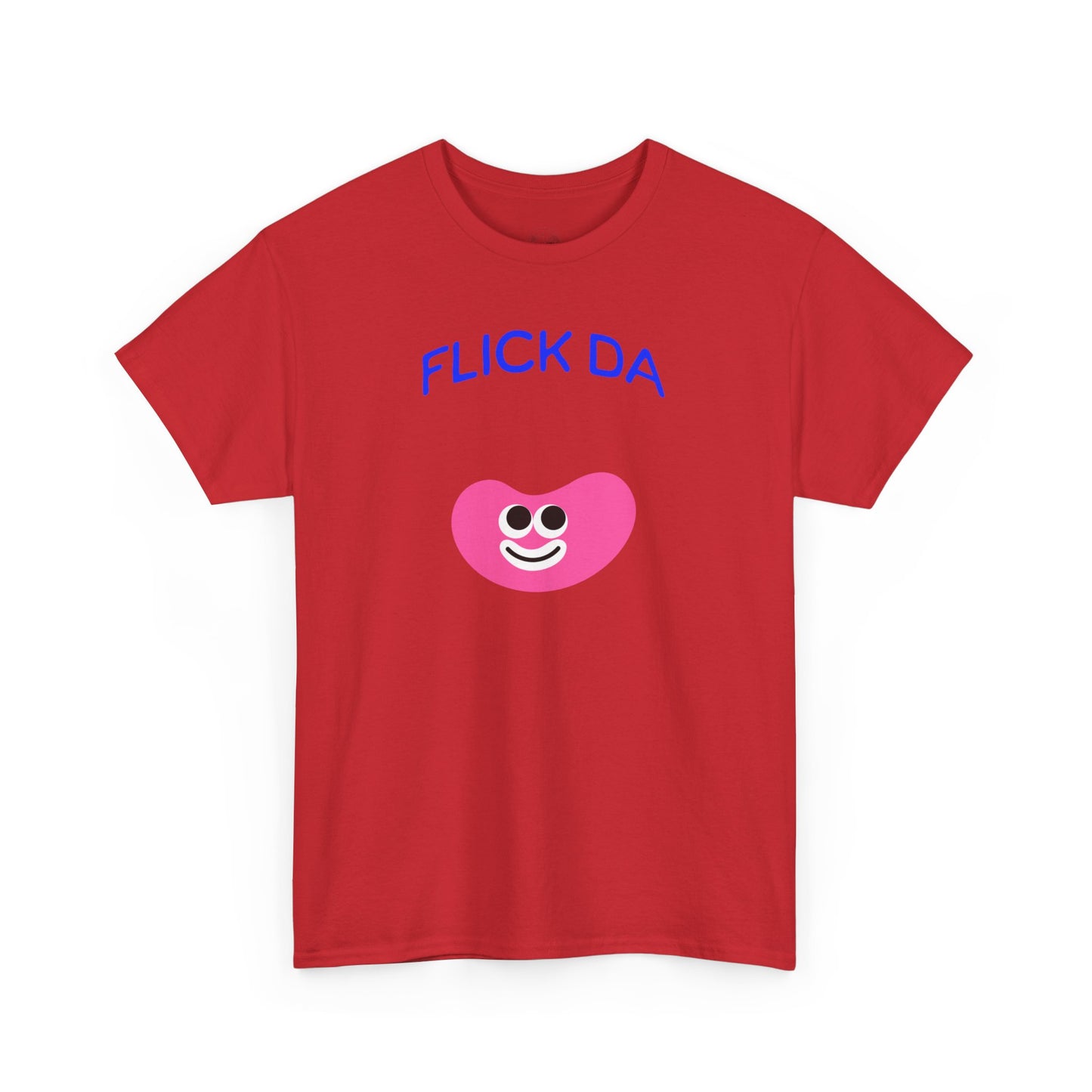 Flick Da Bean T-shirt , Funny T-Shirt, Fun Casual Wear, Gift for Friends, Everyday Summer Style, Comfortable Tee