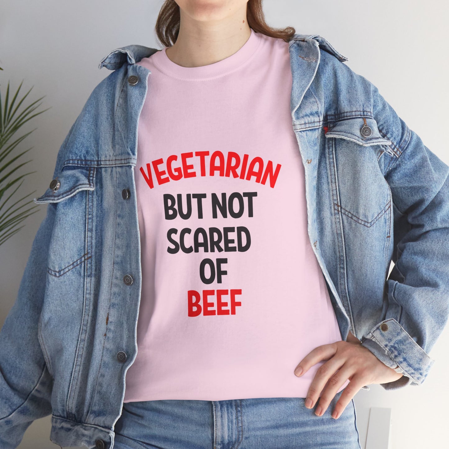 Funny Vegetarian T-Shirt, Casual Outdoor Wear, Gift for Vegetarians, Vegan Humor Shirt, Unisex Graphic Tee