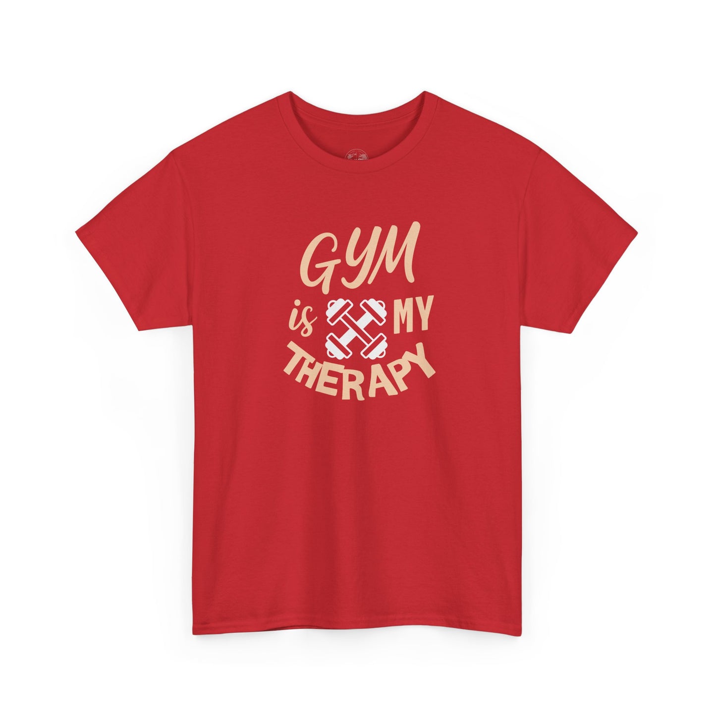 Gym Therapy Tee - Unisex Heavy Cotton T-Shirt, Fitness Apparel, Workout Gift, Motivational Shirt, Gym Lover Clothing