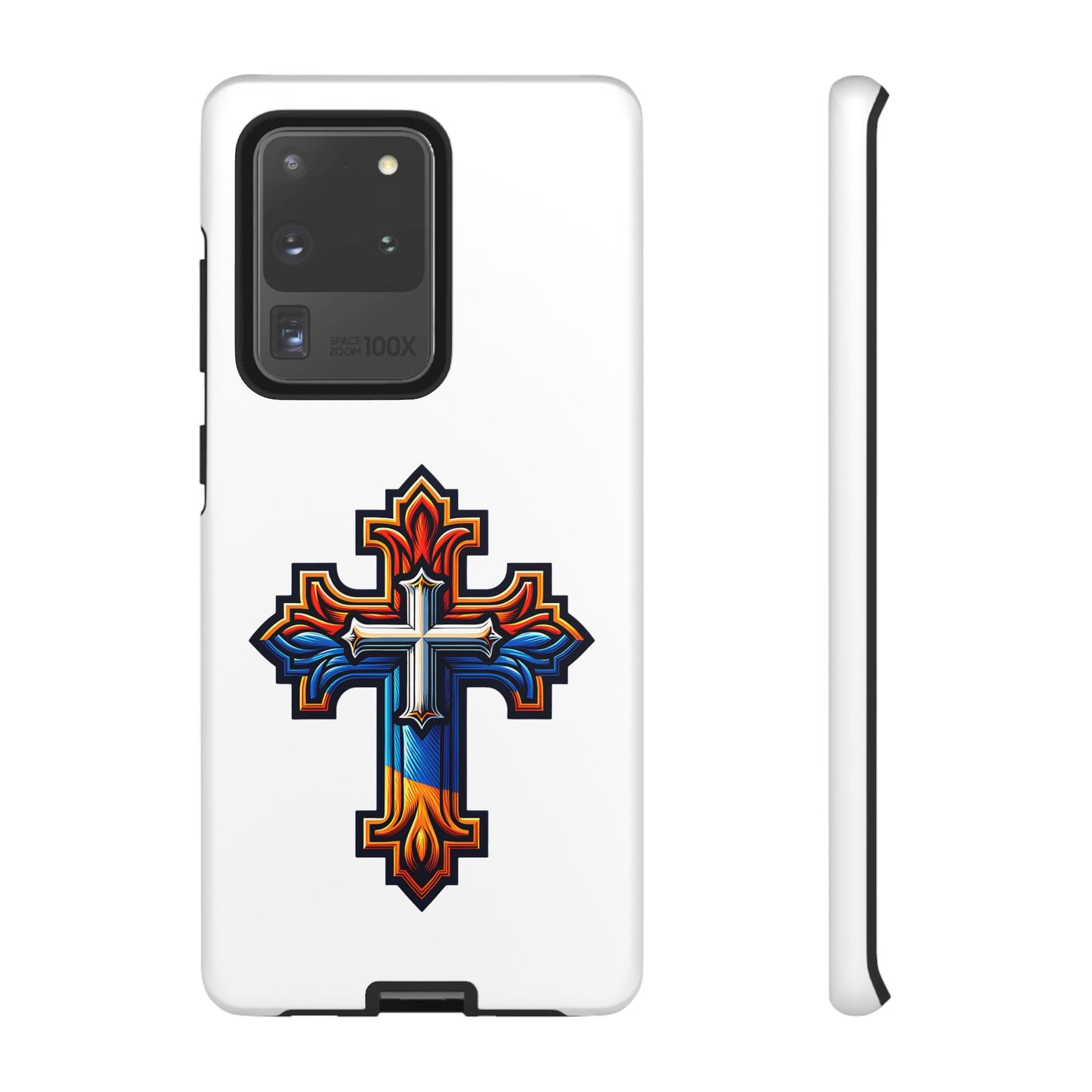 Armenian cross flag phone case iPhone Samsung Google, Christian phone case, white phone case