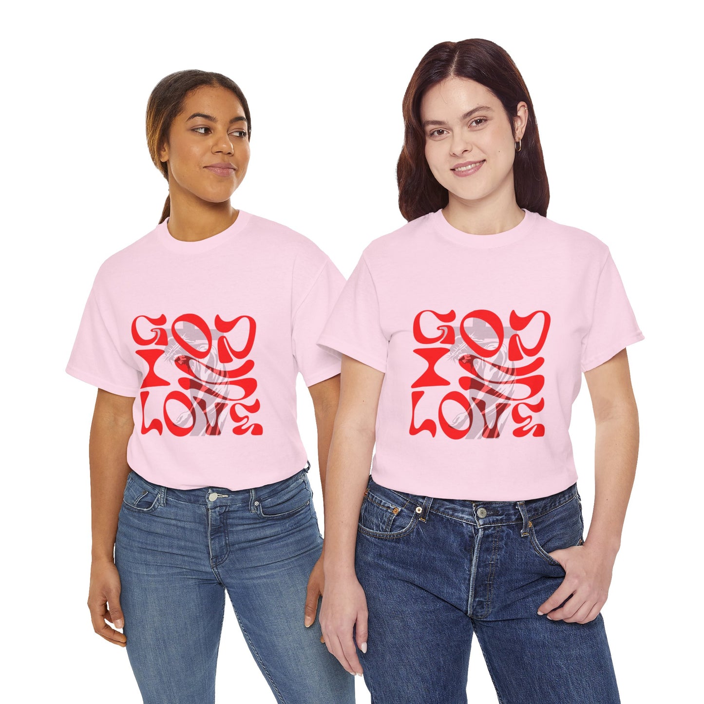 God is Love t-shirt, Christian T-shirt, face T-shirt