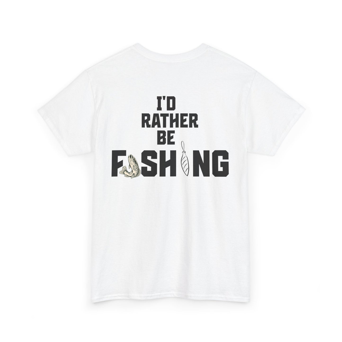 I'd Rather Be Fishing Tee | Fishing Graphic Shirt, Angler Design