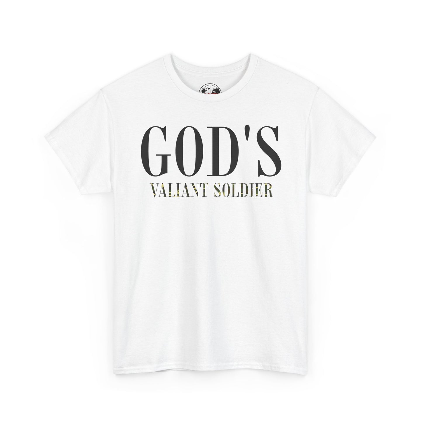 God's Valiant Soldier T-Shirt — Christian Faith Inspirational Tee