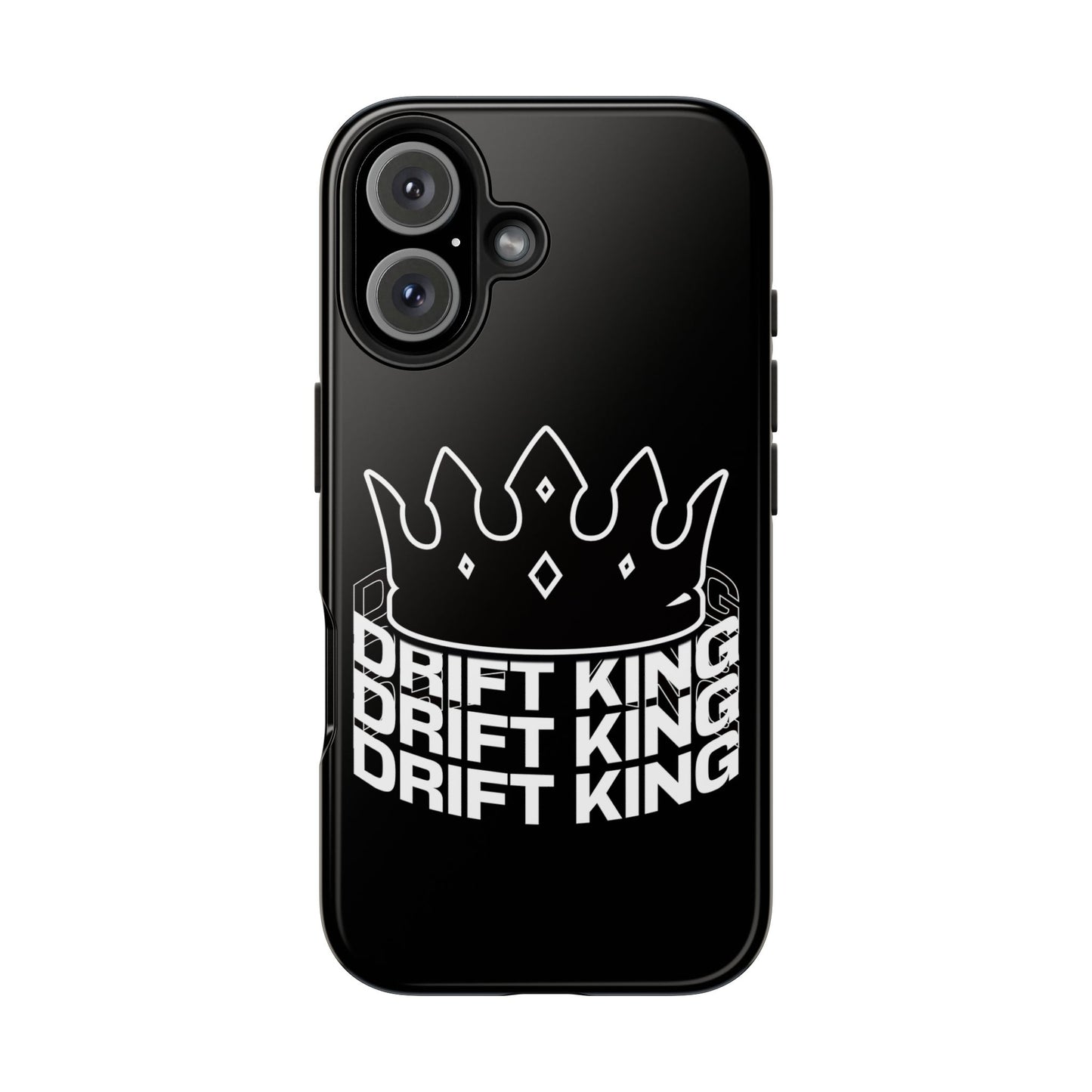 Drift King crown iPhone phone case | Tough Phone Case, racing typography iphone compatible