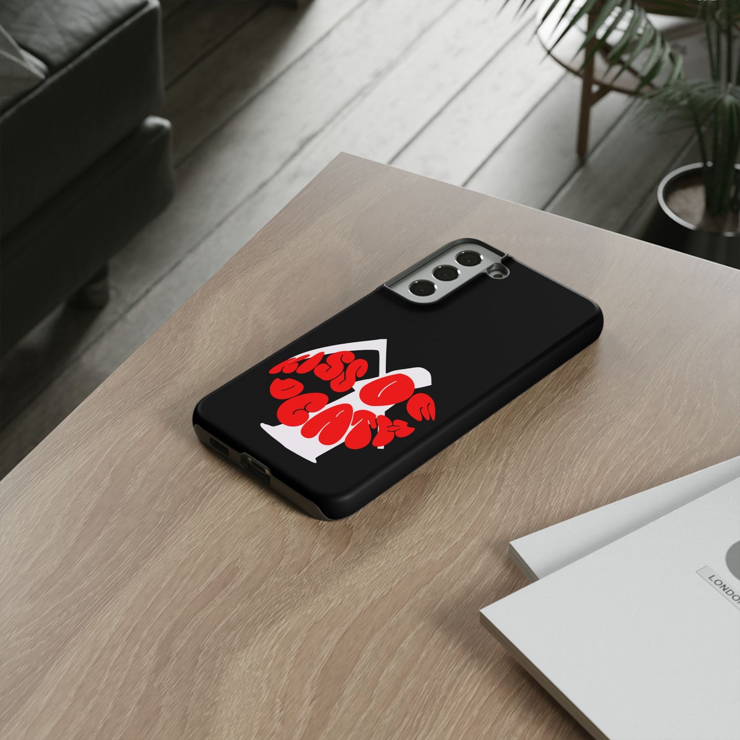 kiss Of Death Phone Case , cool phone case, cool design phone case, iPhone phone case, Samsung phone case, google phone case, black case