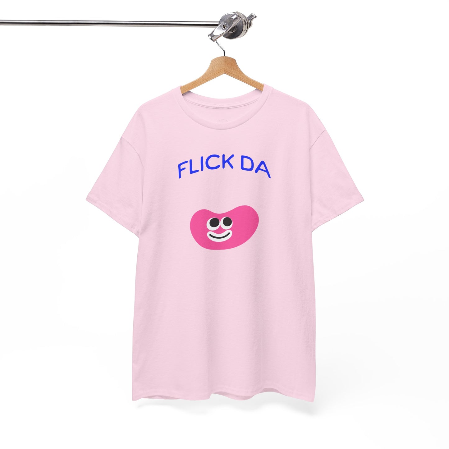 Flick Da Bean T-shirt , Funny T-Shirt, Fun Casual Wear, Gift for Friends, Everyday Summer Style, Comfortable Tee
