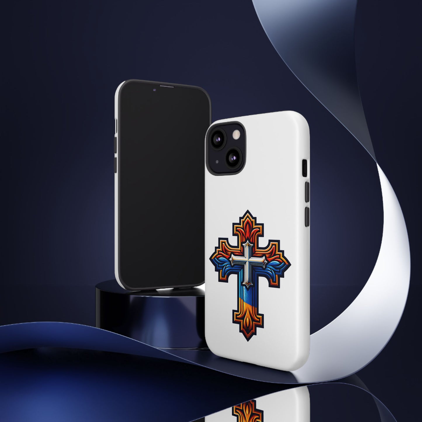 Armenian cross flag phone case iPhone Samsung Google, Christian phone case, white phone case
