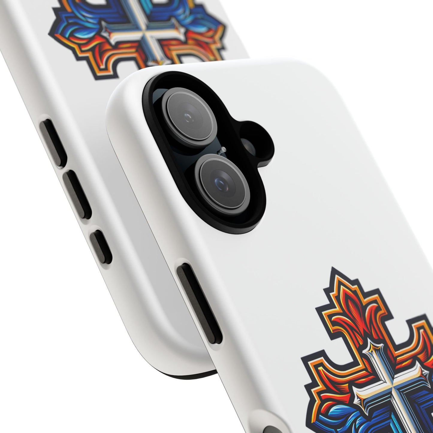Armenian cross flag phone case iPhone Samsung Google, Christian phone case, white phone case