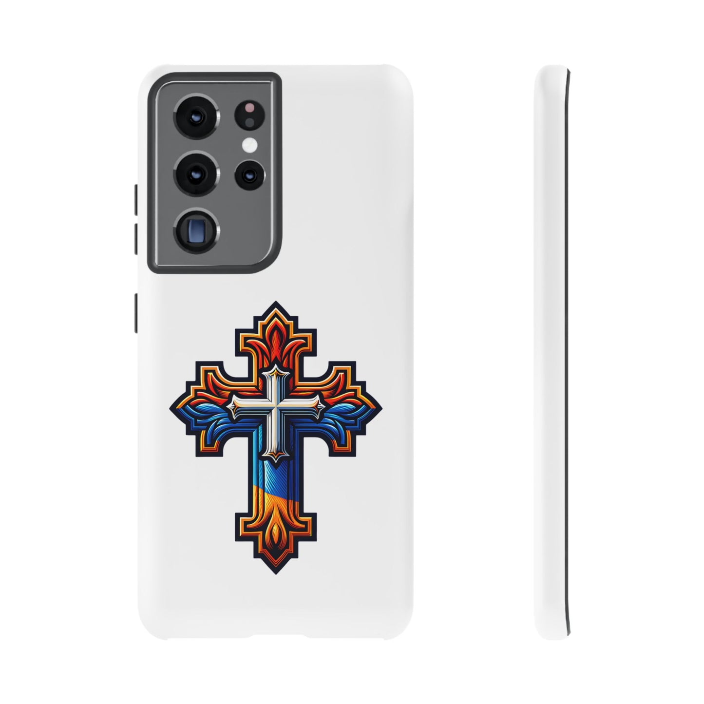 Armenian cross flag phone case iPhone Samsung Google, Christian phone case, white phone case