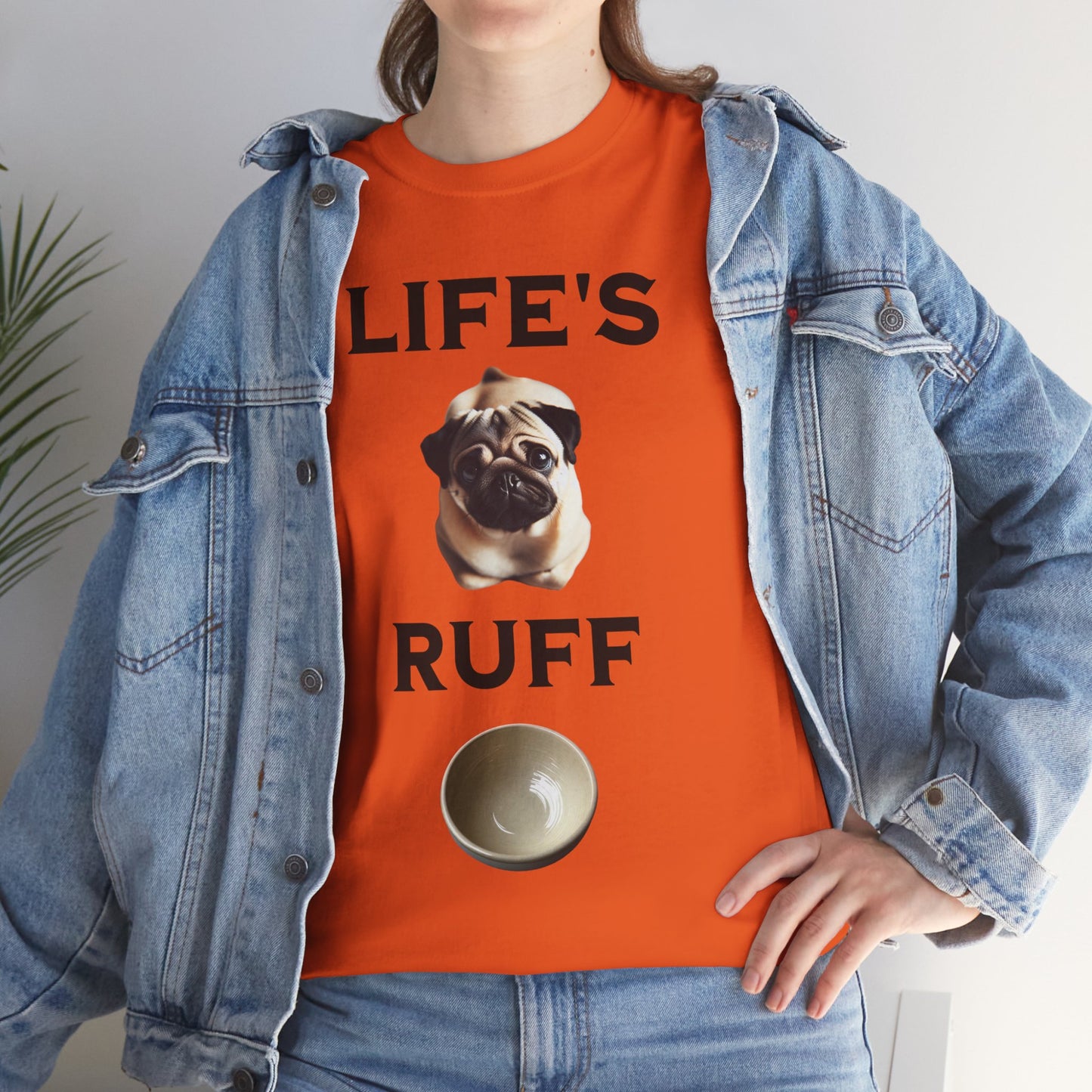Life is Ruff Funny Shirt, Funny Dog Lover Shirt, Gifts for Pet Owners, Casual Wear, Dog-Themed Apparel, Birthday Gift