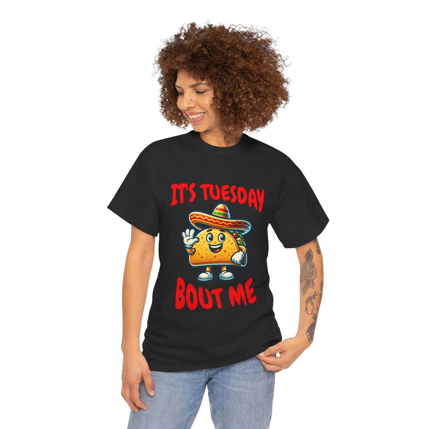 Taco Tuesday Shirt - Fun Unisex Heavy Cotton T-Shirt for Taco Lovers, Casual Wear, Gifts, Foodie Apparel, Party Top, Unique Graphic Tee