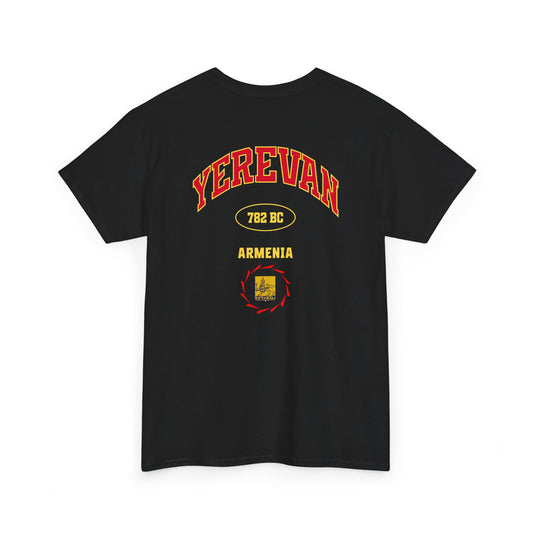 Yerevan Armenia T-Shirt, Unisex Graphic Tee, Armenian Culture Shirt, Vintage College Style Tee, Perfect Gift for Travelers