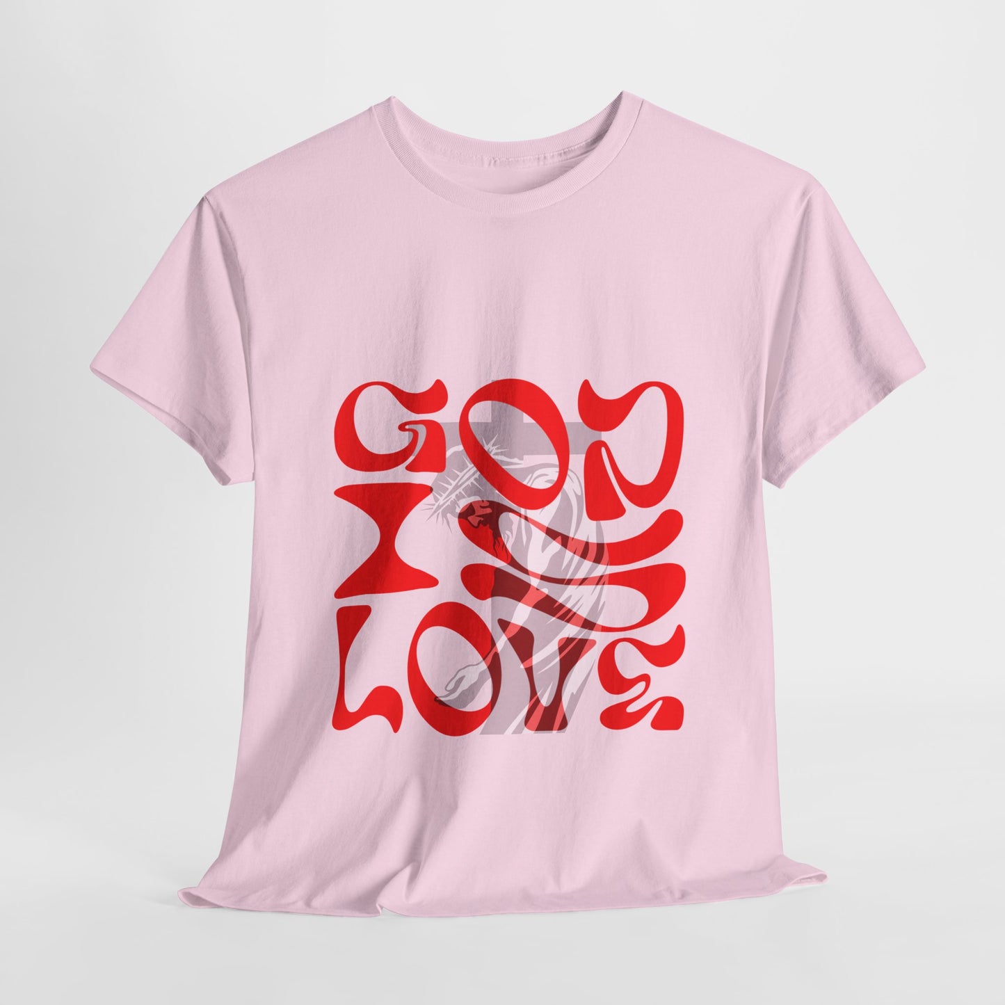 God is Love t-shirt, Christian T-shirt, face T-shirt