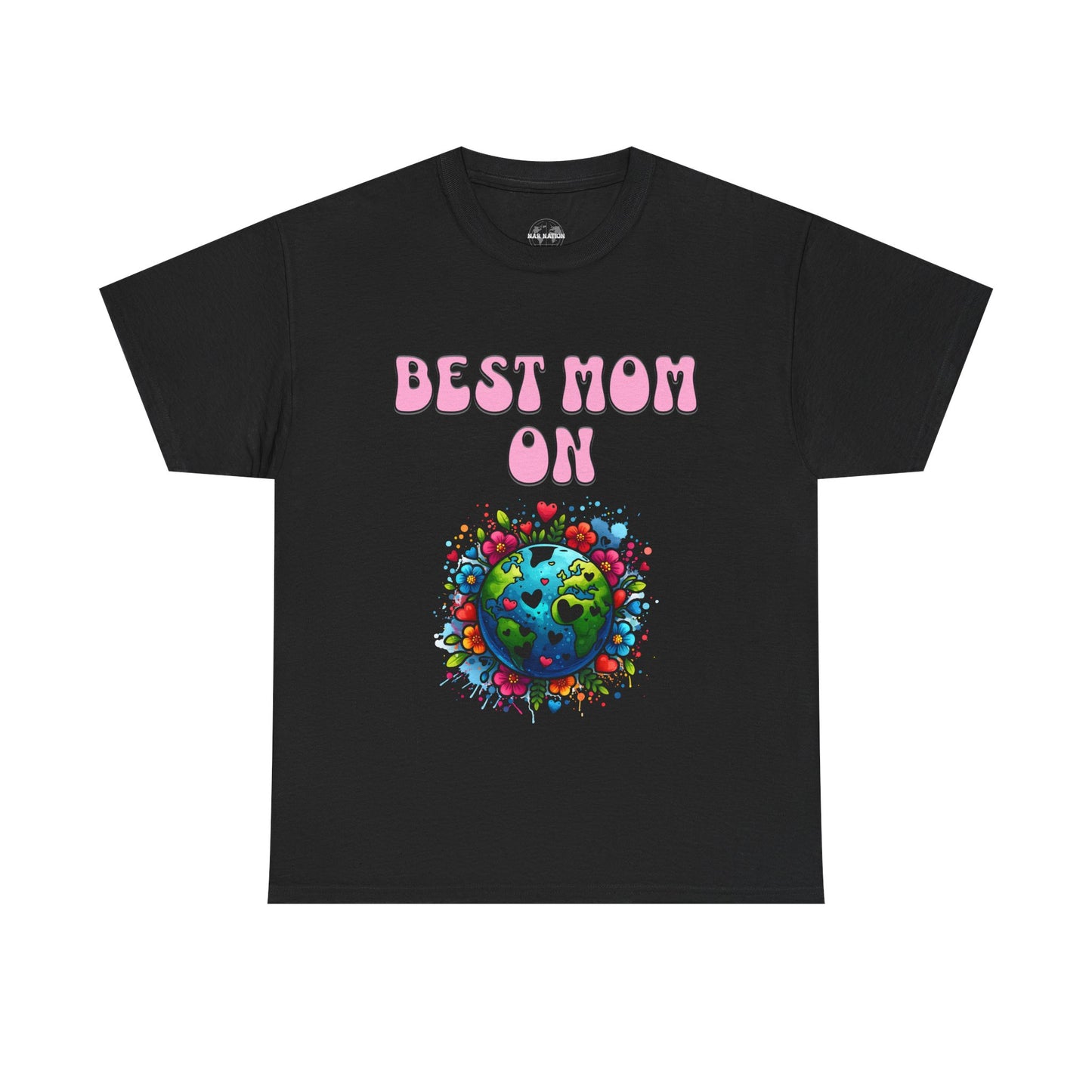 Best Mom in the world shirt Heavy Cotton Tee, Unisex T-Shirt, Mother's Day Shirt, Gift for Mom, Casual Wear, Fun Tee
