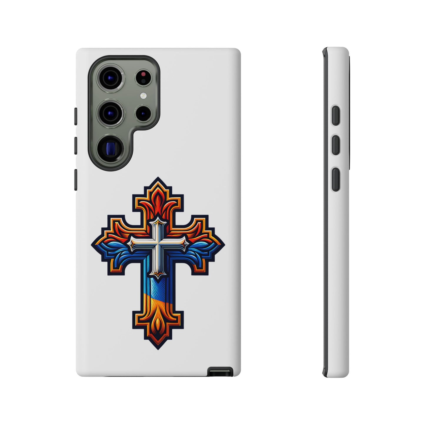 Armenian cross flag phone case iPhone Samsung Google, Christian phone case, white phone case