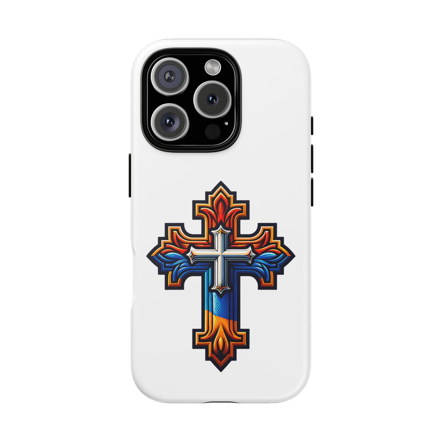 Armenian cross flag phone case iPhone Samsung Google, Christian phone case, white phone case
