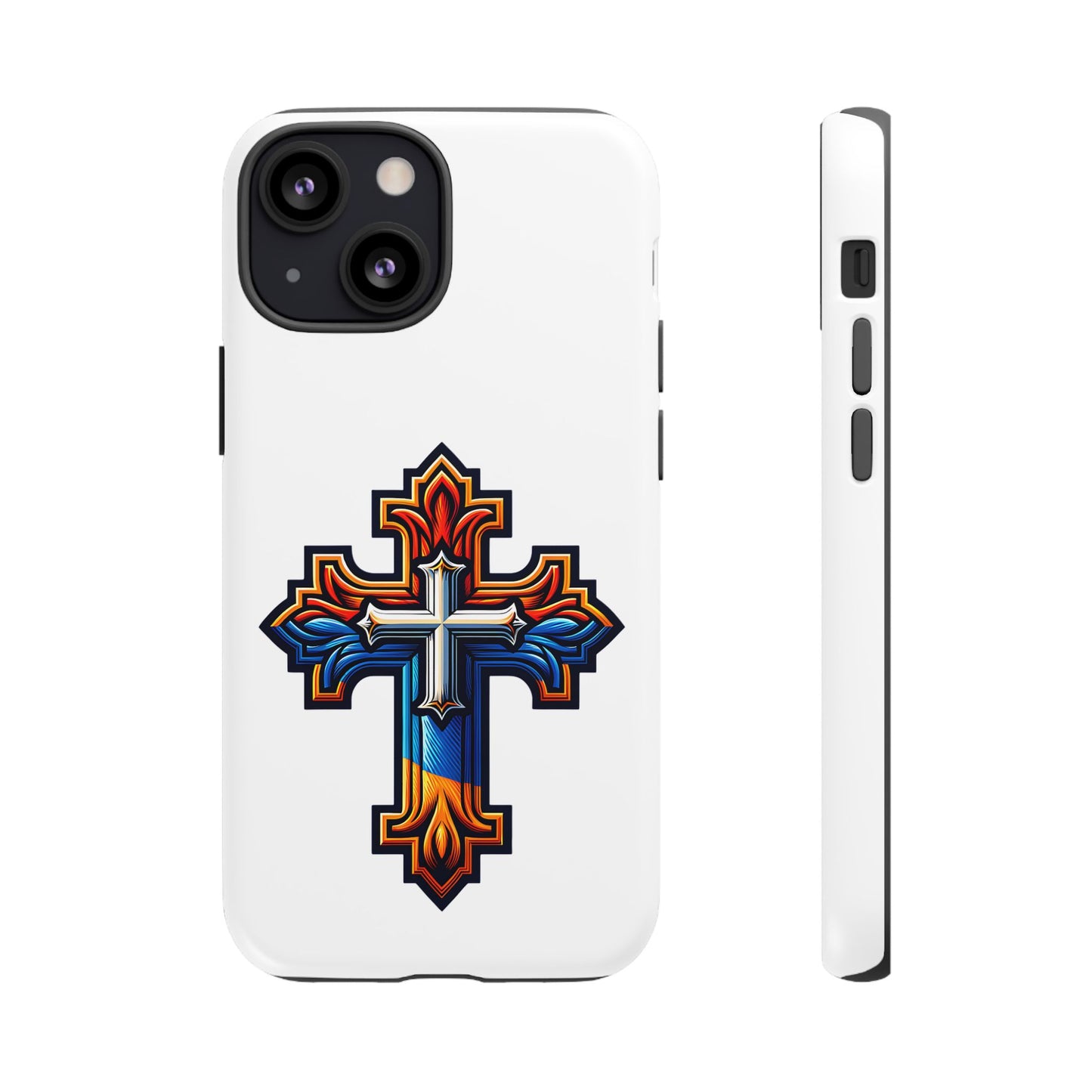 Armenian cross flag phone case iPhone Samsung Google, Christian phone case, white phone case