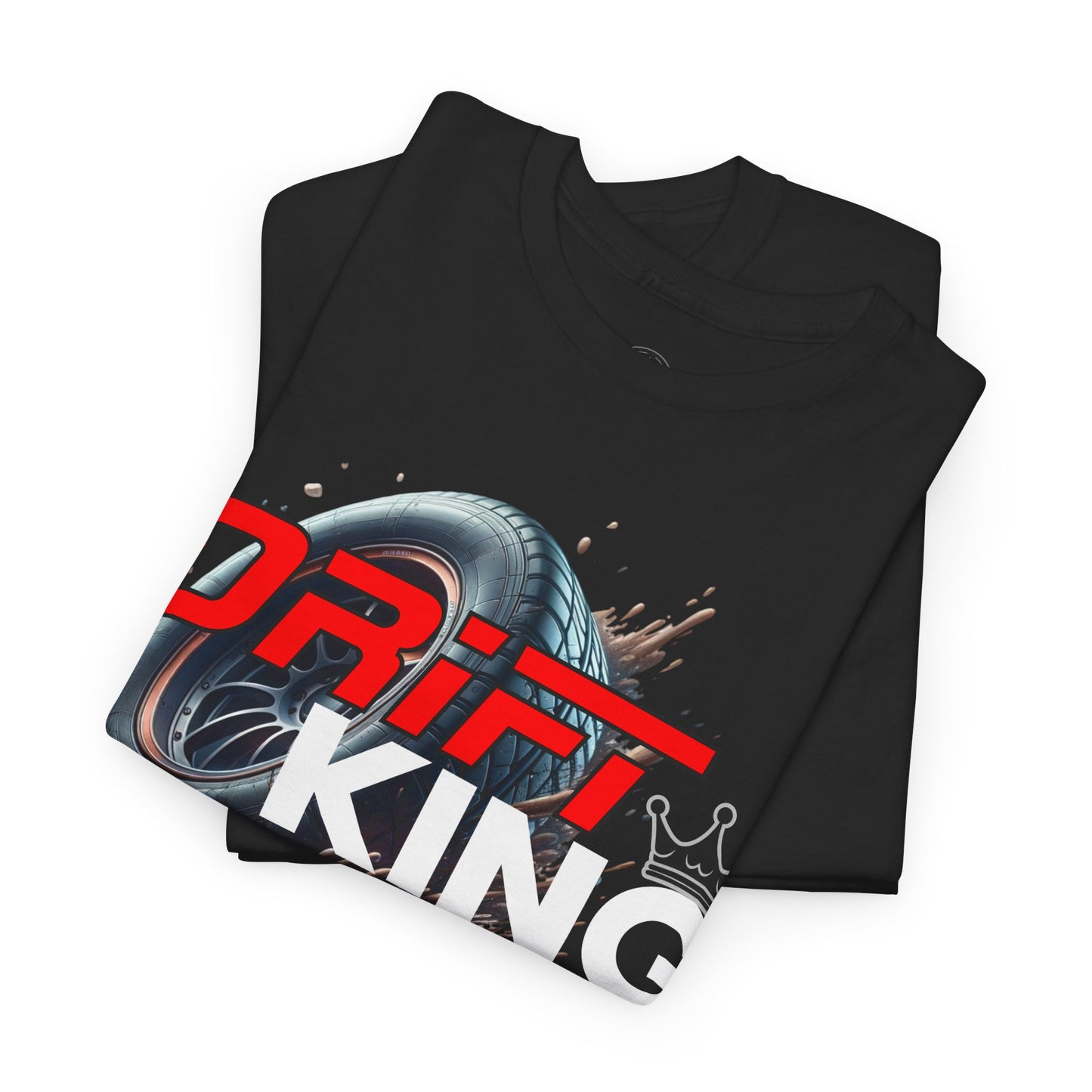 Drift King Unisex Cotton Tee - Perfect Gift for Car Enthusiasts, Motorsport Fans, Car Shows, Street Racing Events, Casual Wear
