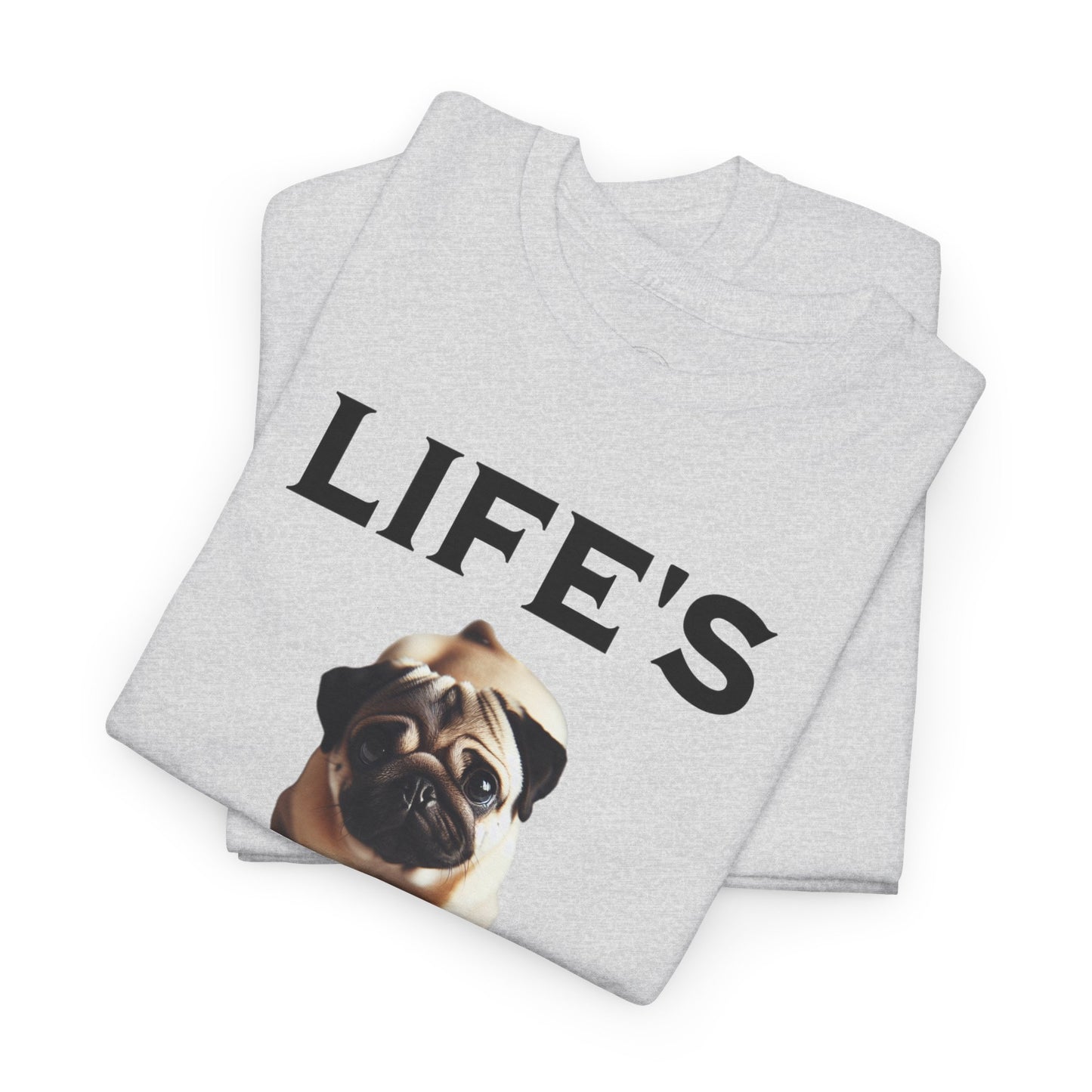 Life is Ruff Funny Shirt, Funny Dog Lover Shirt, Gifts for Pet Owners, Casual Wear, Dog-Themed Apparel, Birthday Gift