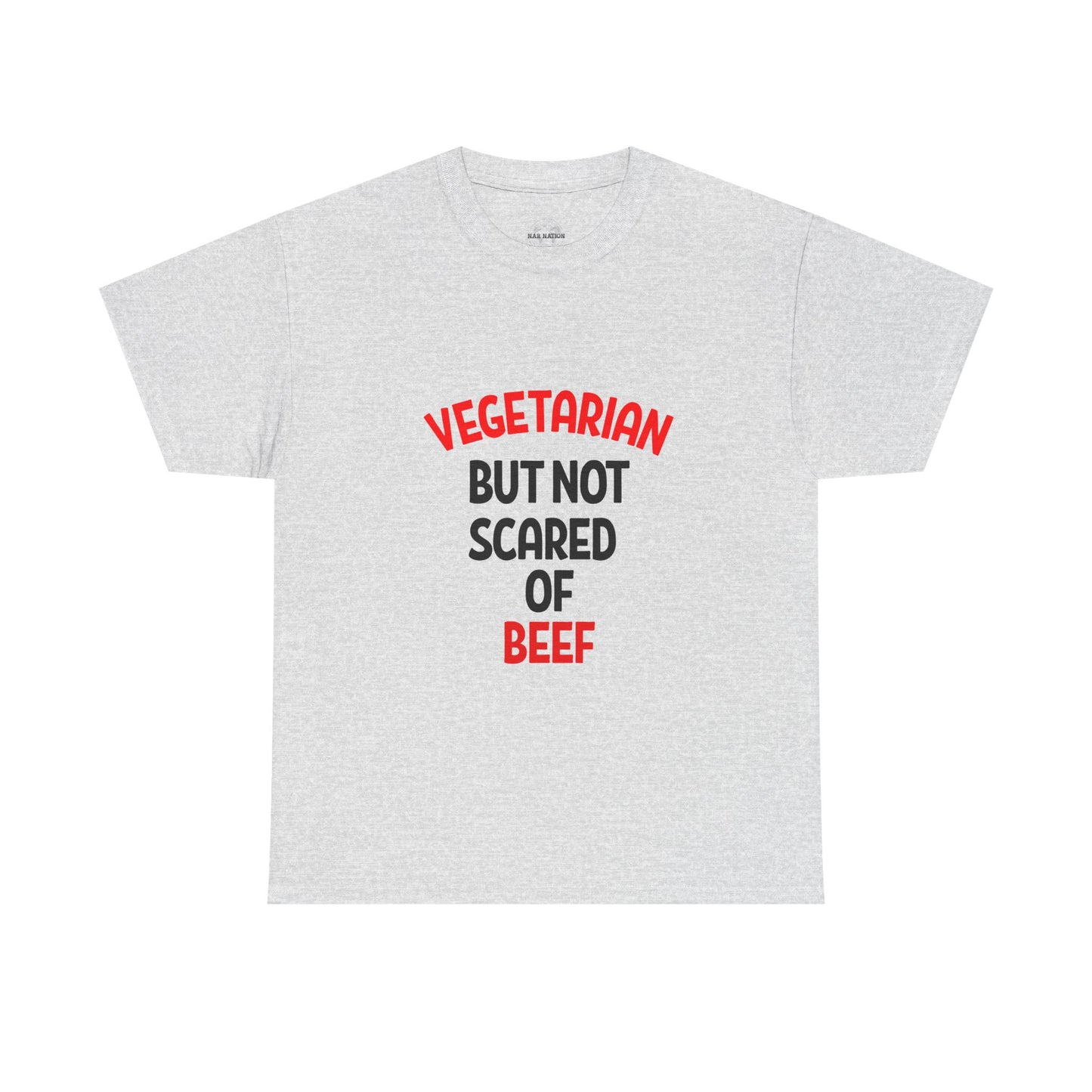 Funny Vegetarian T-Shirt, Casual Outdoor Wear, Gift for Vegetarians, Vegan Humor Shirt, Unisex Graphic Tee