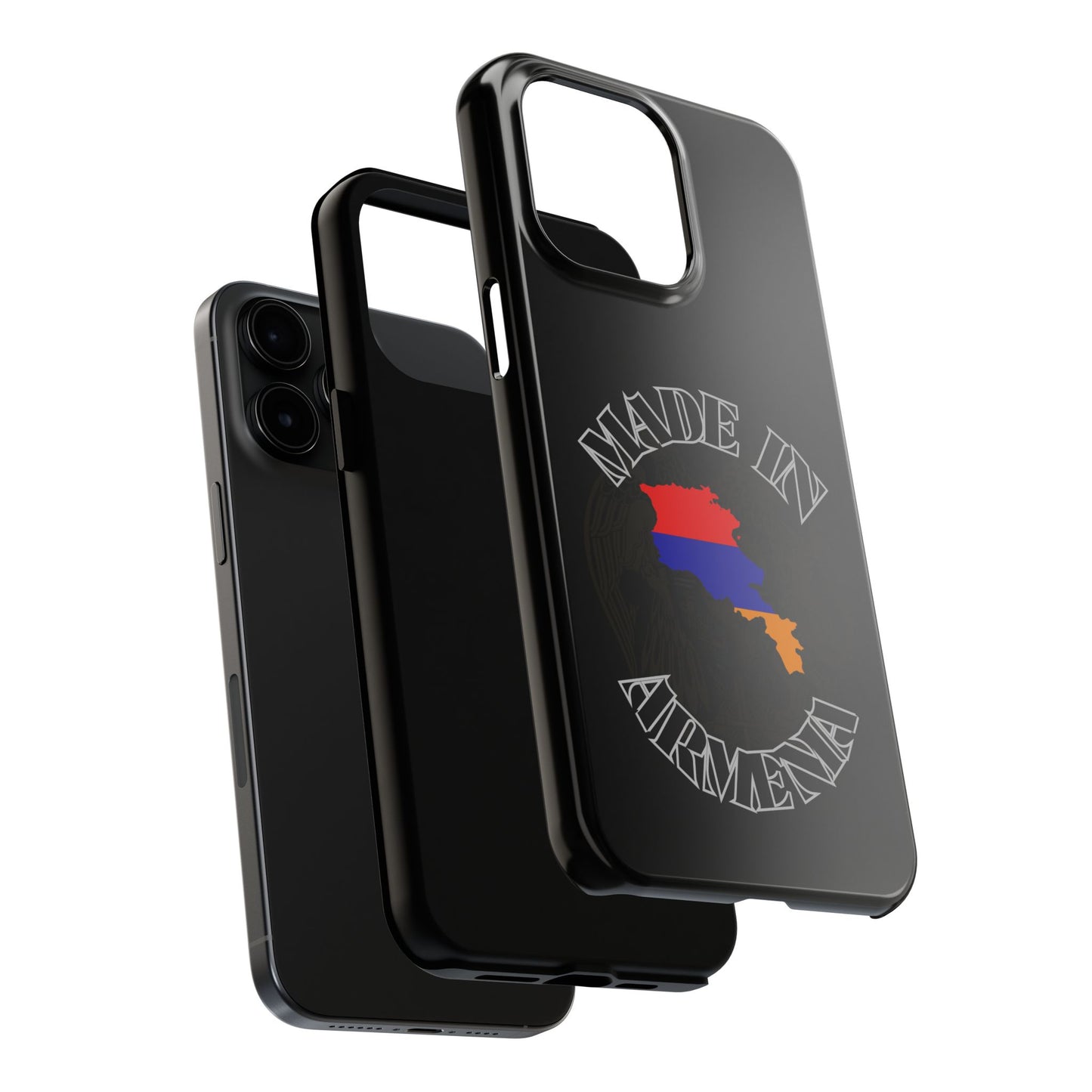 Made in Armenia iPhone Phone Case | Armenian Flag Map, Patriotic Armenia Phone Case iphone compatible
