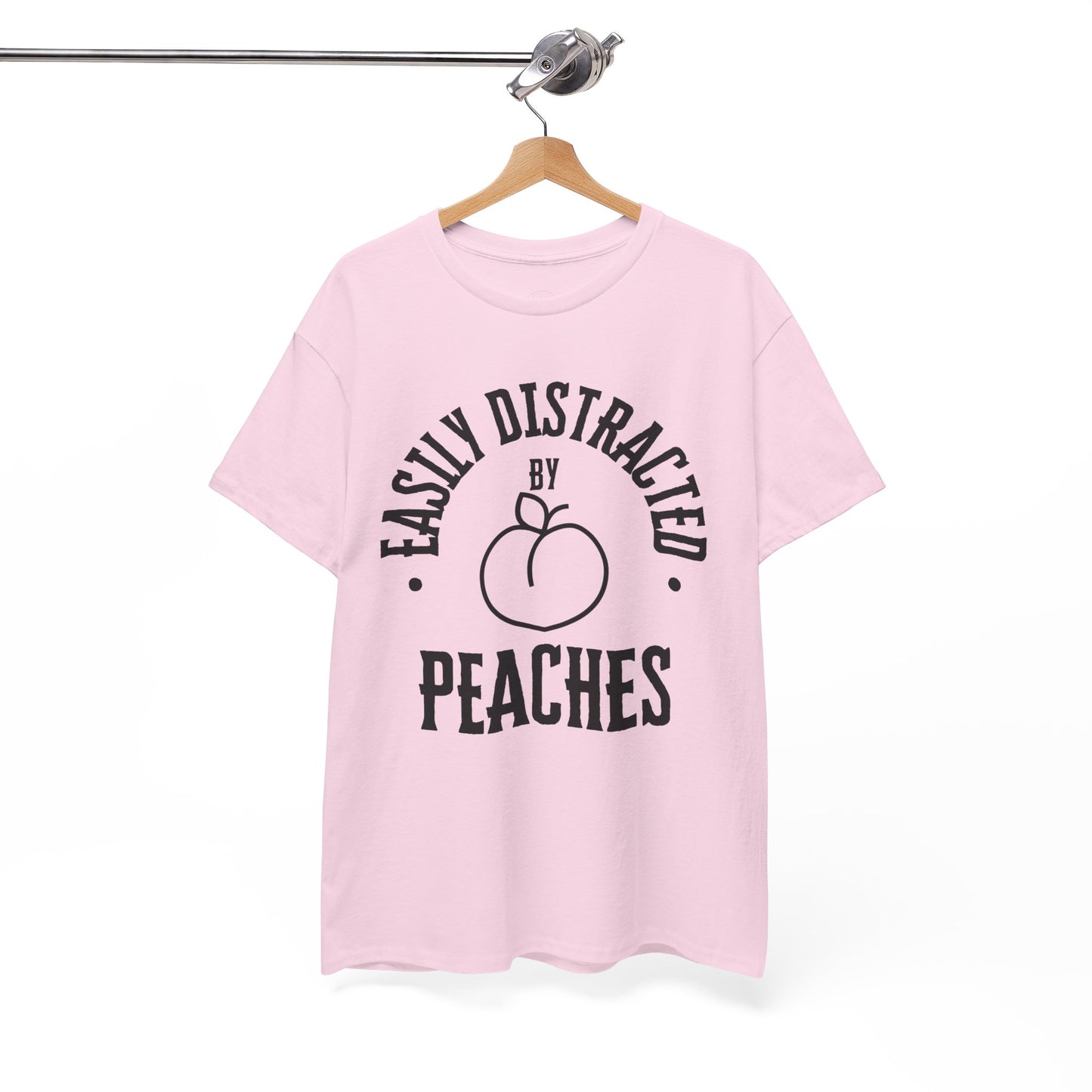 Easily Distracted by Peaches t-shirt, funny t-shirt, peach lovers shirt