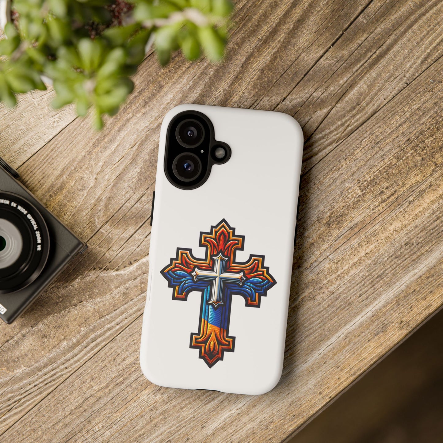 Armenian cross flag phone case iPhone Samsung Google, Christian phone case, white phone case