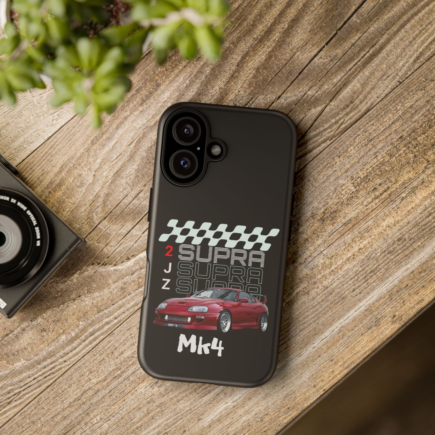 Toyota Supra Car Enthusiasts | Mk4 Supra Phone Case, Racing Accessories, Birthday & Holiday Present, Customizable Design