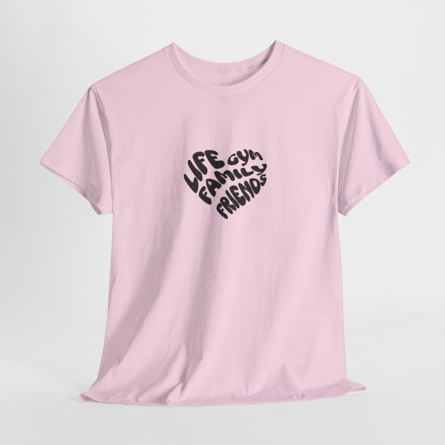 Life family friends gym shirt gym shirt fitness enthusiast shirt gym rat shirt