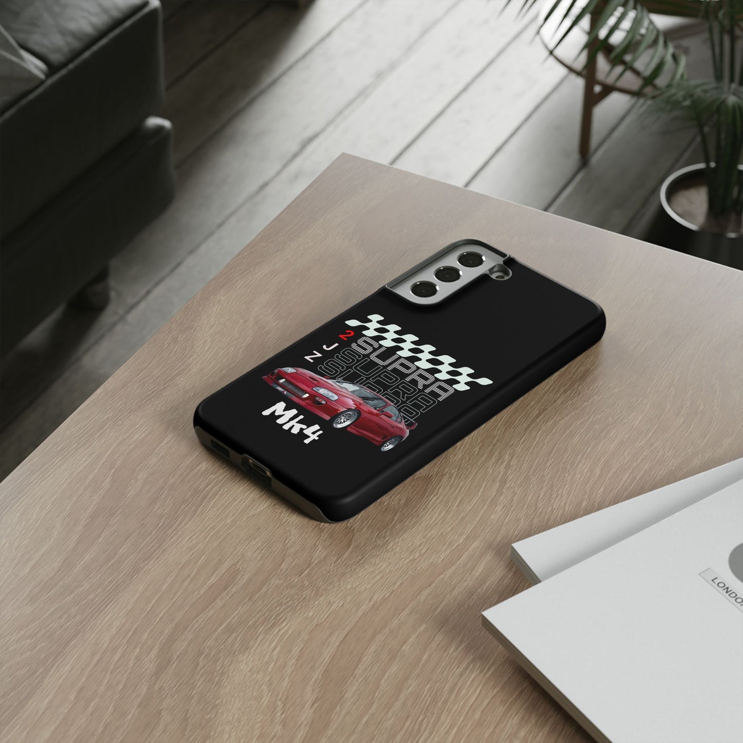 Toyota Supra Car Enthusiasts | Mk4 Supra Phone Case, Racing Accessories, Birthday & Holiday Present, Customizable Design