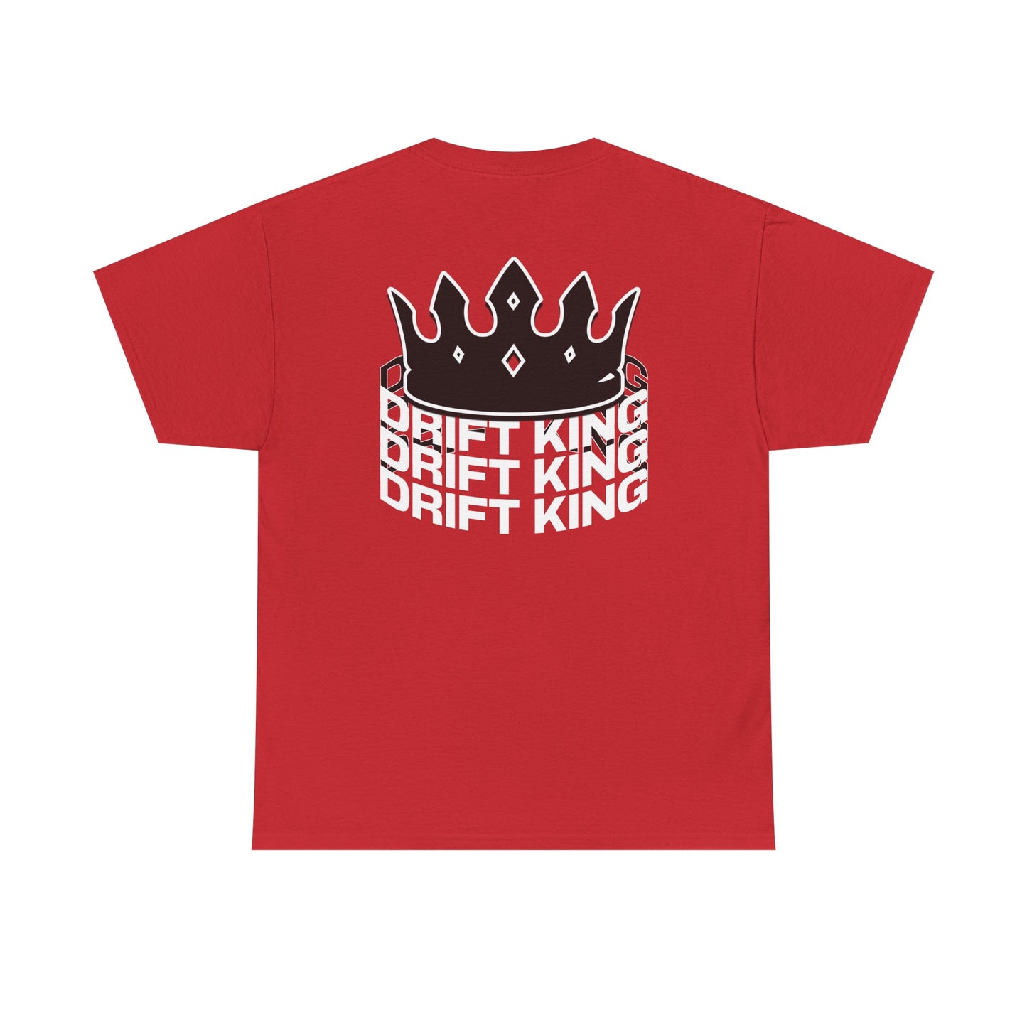 Drift King Unisex Heavy Cotton Tee - Stylish Streetwear, Perfect for Car Enthusiasts, Gift for Drivers, Casual Wear, Unique Tee