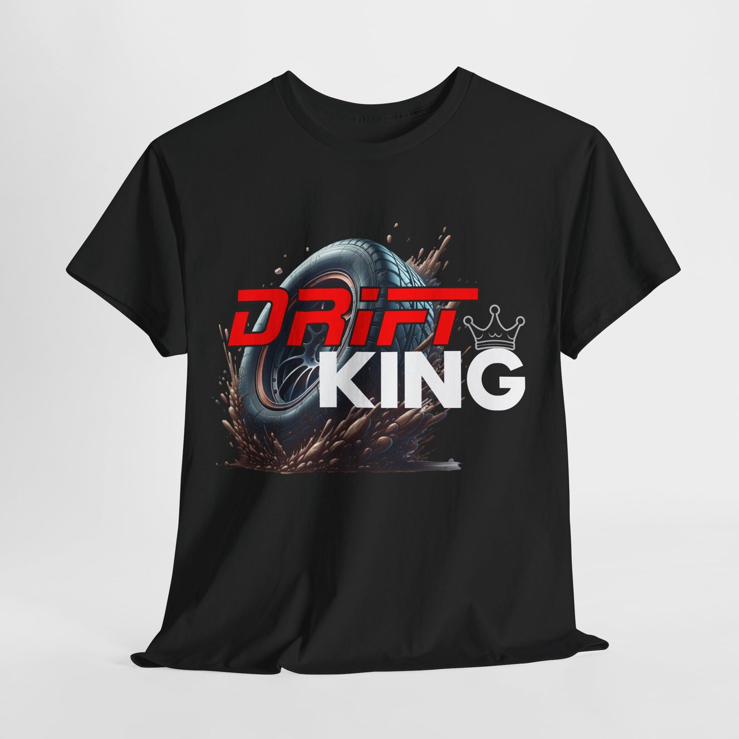 Drift King Unisex Cotton Tee - Perfect Gift for Car Enthusiasts, Motorsport Fans, Car Shows, Street Racing Events, Casual Wear