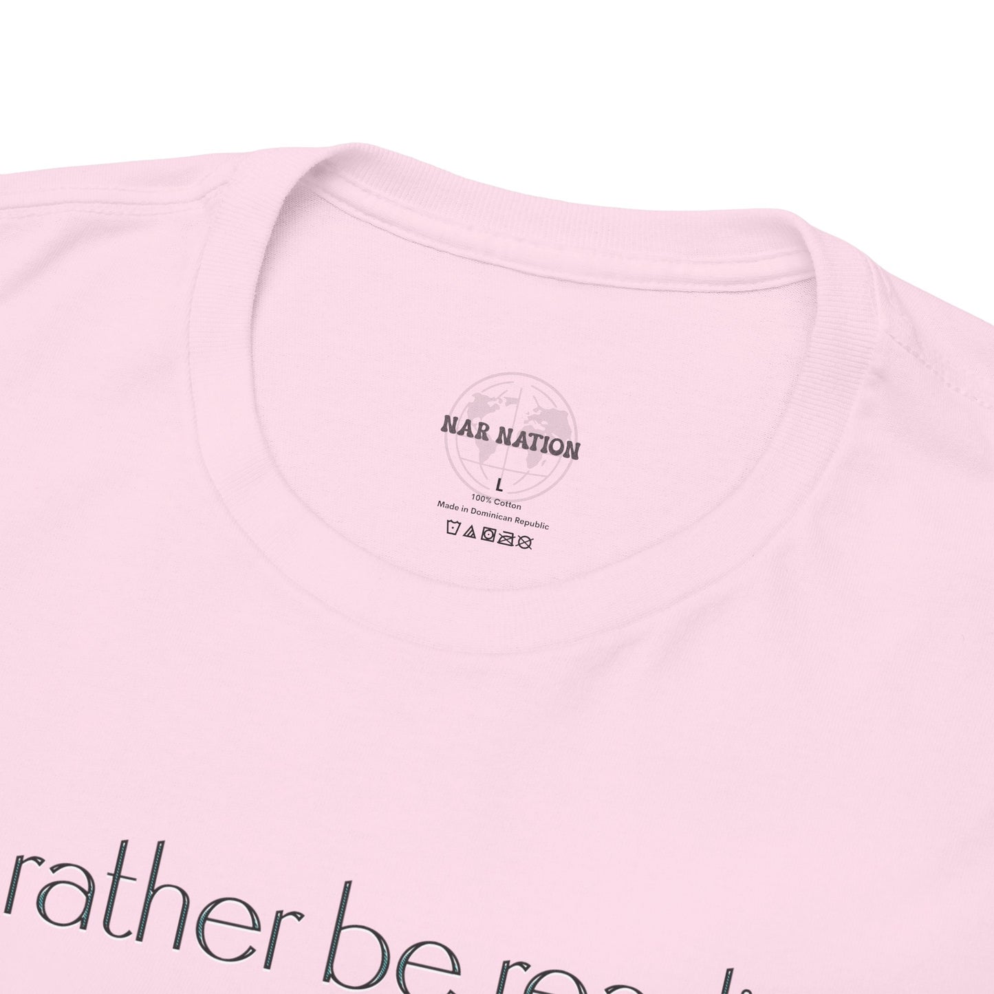 I'd Rather Be Reading Unisex Heavy Cotton Tee - Perfect for Book Lovers, Cozy Vibes, Gift for Readers, Literary Enthusiasts, Casual Wear